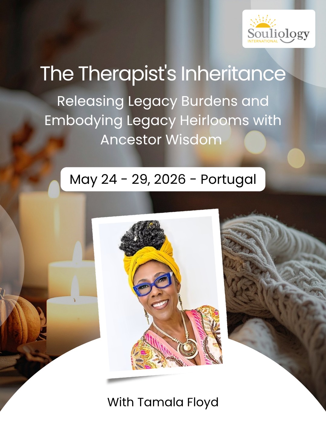 In Internal Family Systems, we often talk about what we carry. Not just personally, but what has been
passed down.
Legacy burdens. Legacy gifts. The patterns, beliefs and emotional inheritances that shape how we move
through the world and how we show up with our clients.
This 6-day retreat with Tamala Floyd offers space to explore that more deeply.
Through your own IFS work, you’ll begin to understand the parts of you that carry generational material,
and the parts that hold something lighter, something resourced. As that work unfolds, it naturally
informs your clinical work too. The depth you can go with clients is often shaped by the depth you’ve
been willing to go yourself.
This retreat is designed for IFS therapists and practitioners who recognise that their personal work and
professional work are closely linked. It takes place in Portugal from May 24–29, 2026.
You can learn more and apply at www.souliology.com