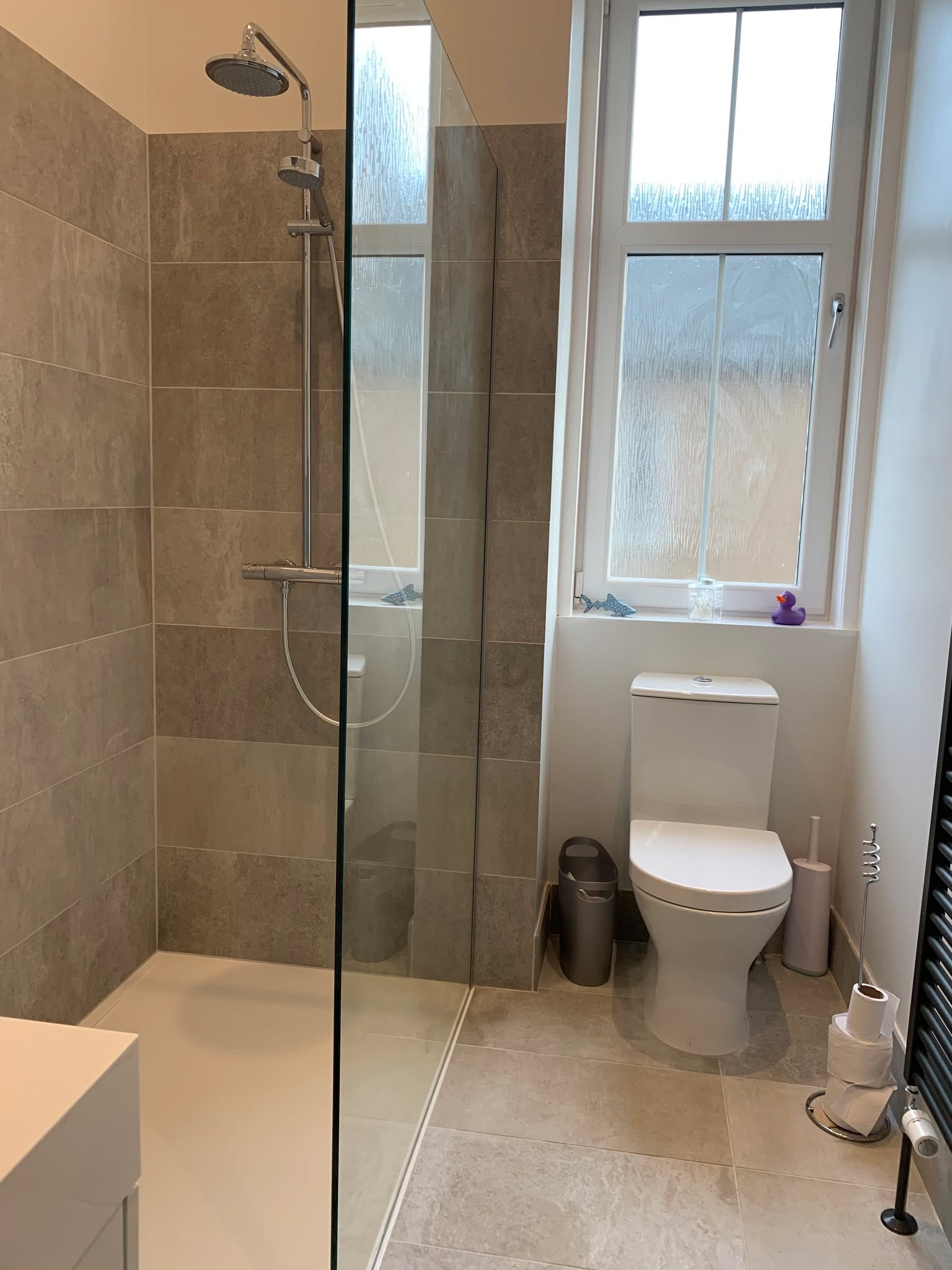 Fresh new shower room completed in Dundee 🚿✨
We’ve recently finished this clean and modern shower room transformation, turning the space into something far more practical and stylish for everyday use.
From start to finish, the project included a full strip out, updated plumbing, and a complete new fit with a sleek walk-in shower, contemporary fittings, and a crisp finish throughout.
The result is a bright, functional space that makes the most of every inch 👌
If you’re thinking about upgrading your bathroom or shower room, get in touch—we’d be happy to help bring your ideas to life.
#Dundee #ShowerRoom #BathroomRenovation #HomeImprovement #ModernBathroom #WalkInShower #RenovationProject #ScottishHomes #BeforeAndAfter #BathroomDesign #Tradesmen #UKHomes