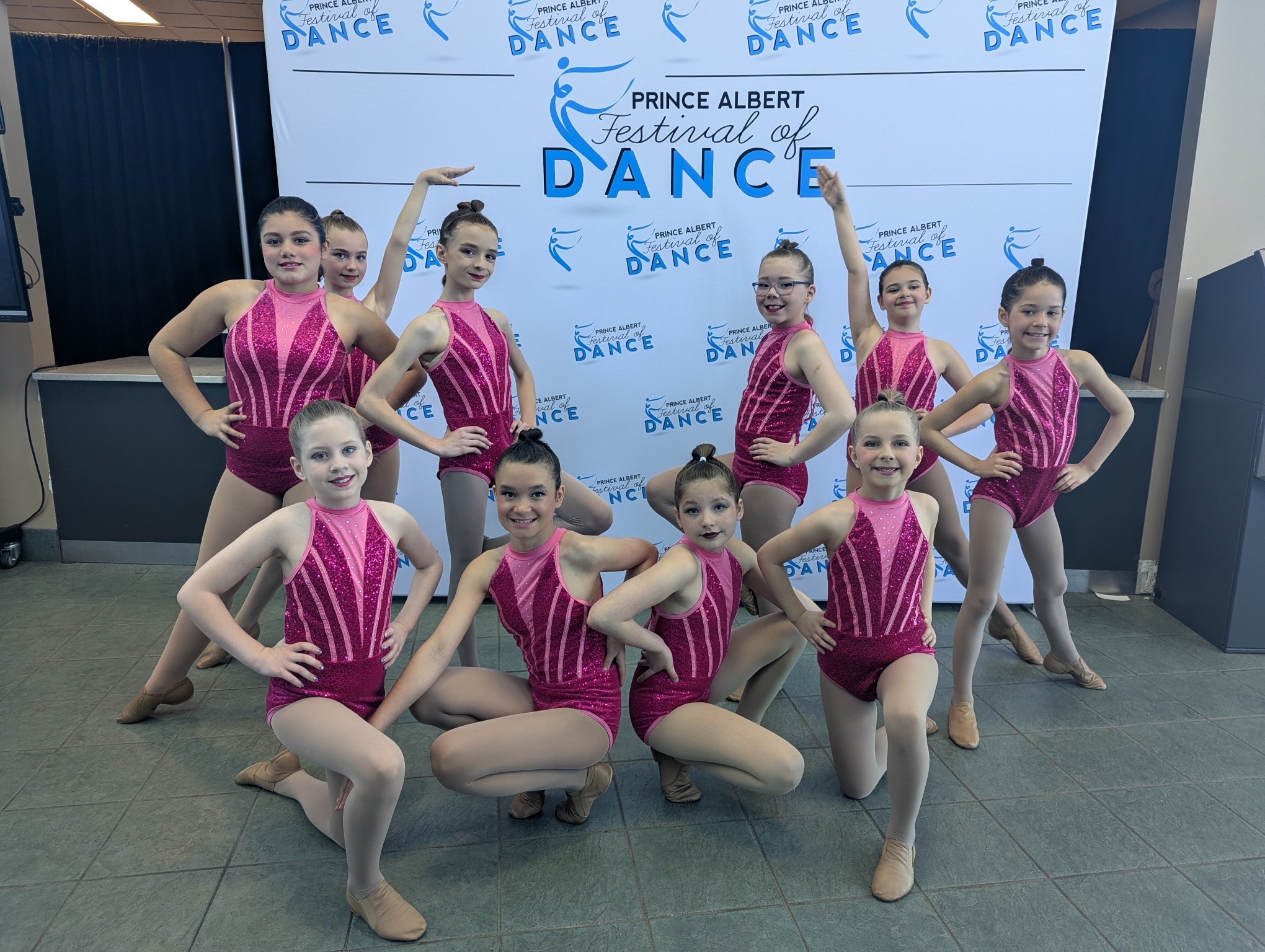 Our junior 2 jazz girls gave a fun performance this morning!