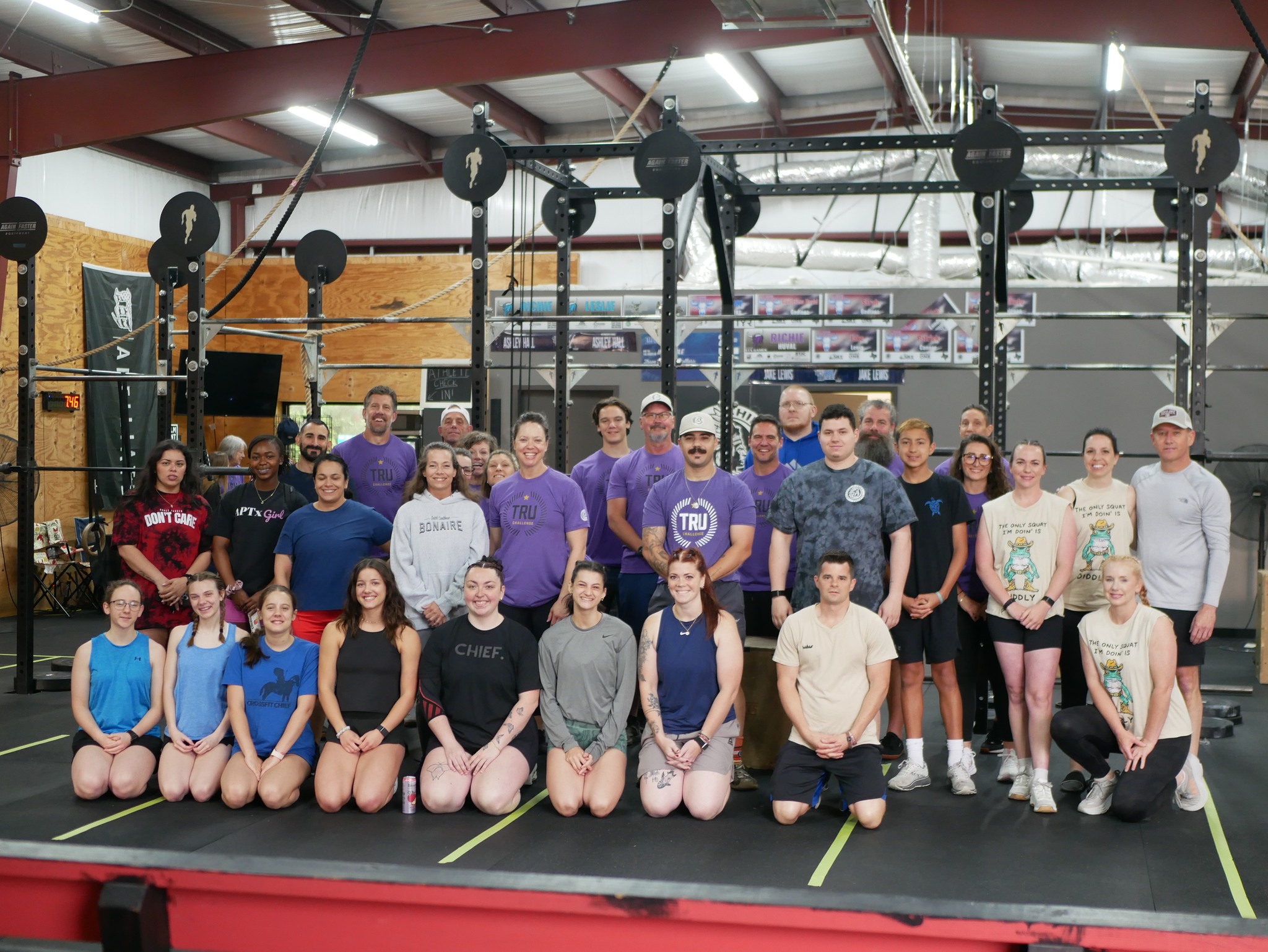 The TRU Challenge has begun at CrossFit Chief! Let's go athletes! 💪