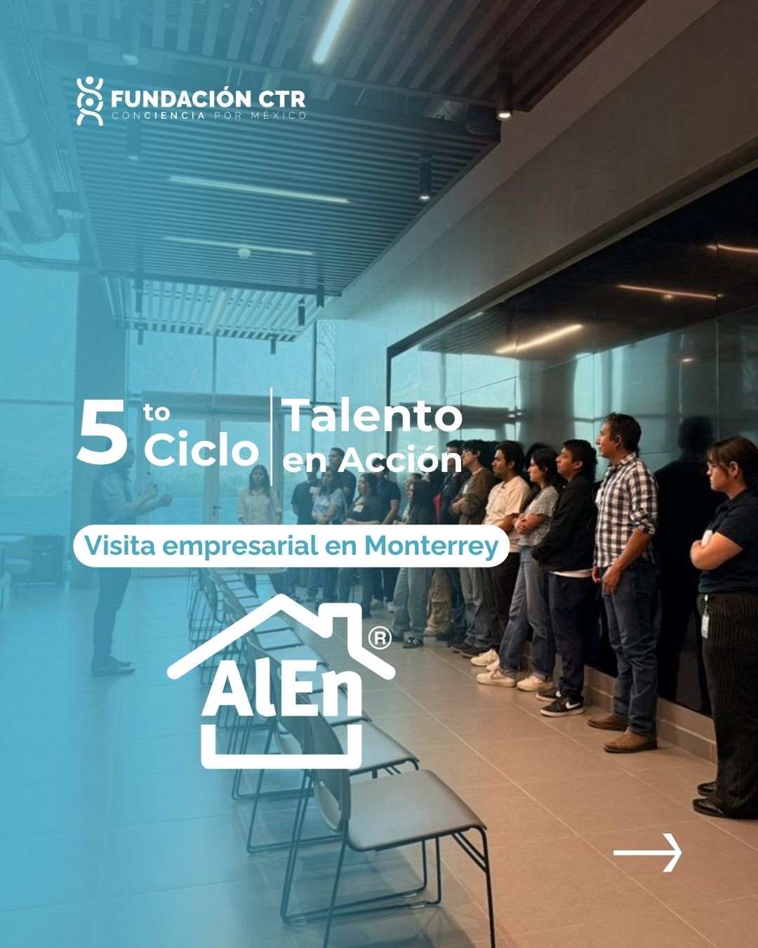 🚀Potenciando a la próxima generación de profesionistas desde el terreno.
Ayer, nuestros participantes de Talento en Acción de Nuevo León y Coahuila visitaron las instalaciones de @grupoalen , quien lleva marcas como Cloralex y Pinol a los hogares mexicanos. 🪣
En esta visita interactiva se aprendieron principios de innovación, calidad y sustentabilidad que caracterizan a los profesionales de esta empresa. 🌟
¡Muchas gracias por recibirnos y planear una visita tan enriquecedora! 🌱
#GrupoAlen #cienciamexicana #Visita #talentoenaccion #Innovación #educaciónprofesional
