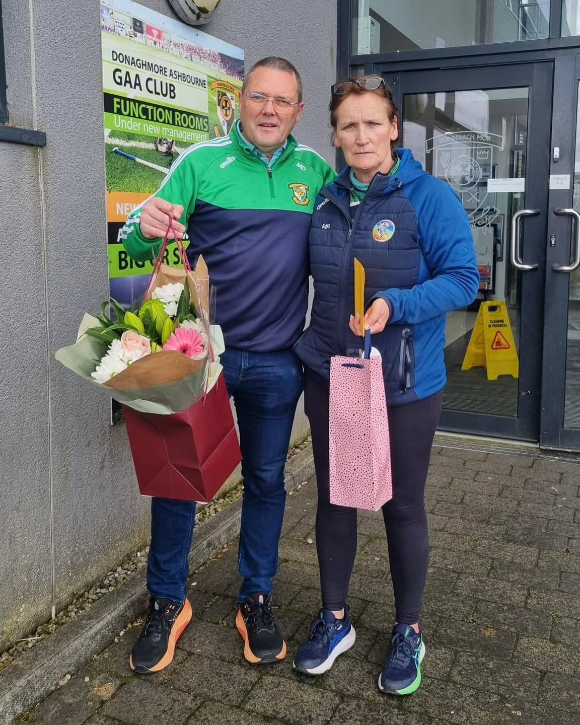 Every child in every primary school in Ashbourne will know her - and will have learnt some valuable lessons from her - but after 9 years of helping to mould future stars, Maura is stepping away.
On behalf of everyone at CLG Domhnach Mór Cill Dhéagláin and the hundreds and hundreds of children you have taught over the years… Míle buíochas Maura as gach rud!