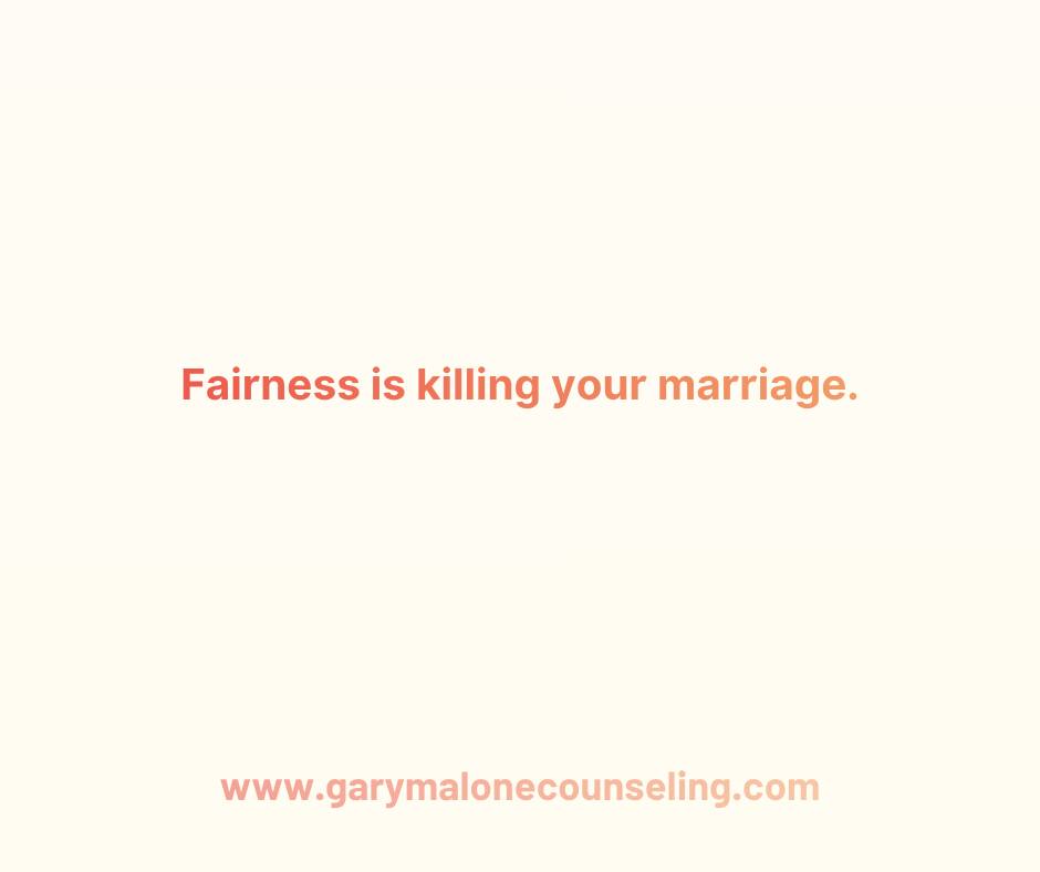 We’re raised to believe fairness is the goal.
Take turns.
Keep it even.
Treat people how they treat you.
Sounds healthy… until you bring that mindset into marriage.
Because “fair” in relationships usually means:
“I’ll give what I’m getting.”
And that turns into:
Distance = Distance
Frustration = Frustration
Silence = Silence
That’s not fairness.
That’s a slow mutual withdrawal where both people feel justified.
If your standard is “I’ll give what I’m getting”… your relationship will only ever be as healthy as its worst moment.