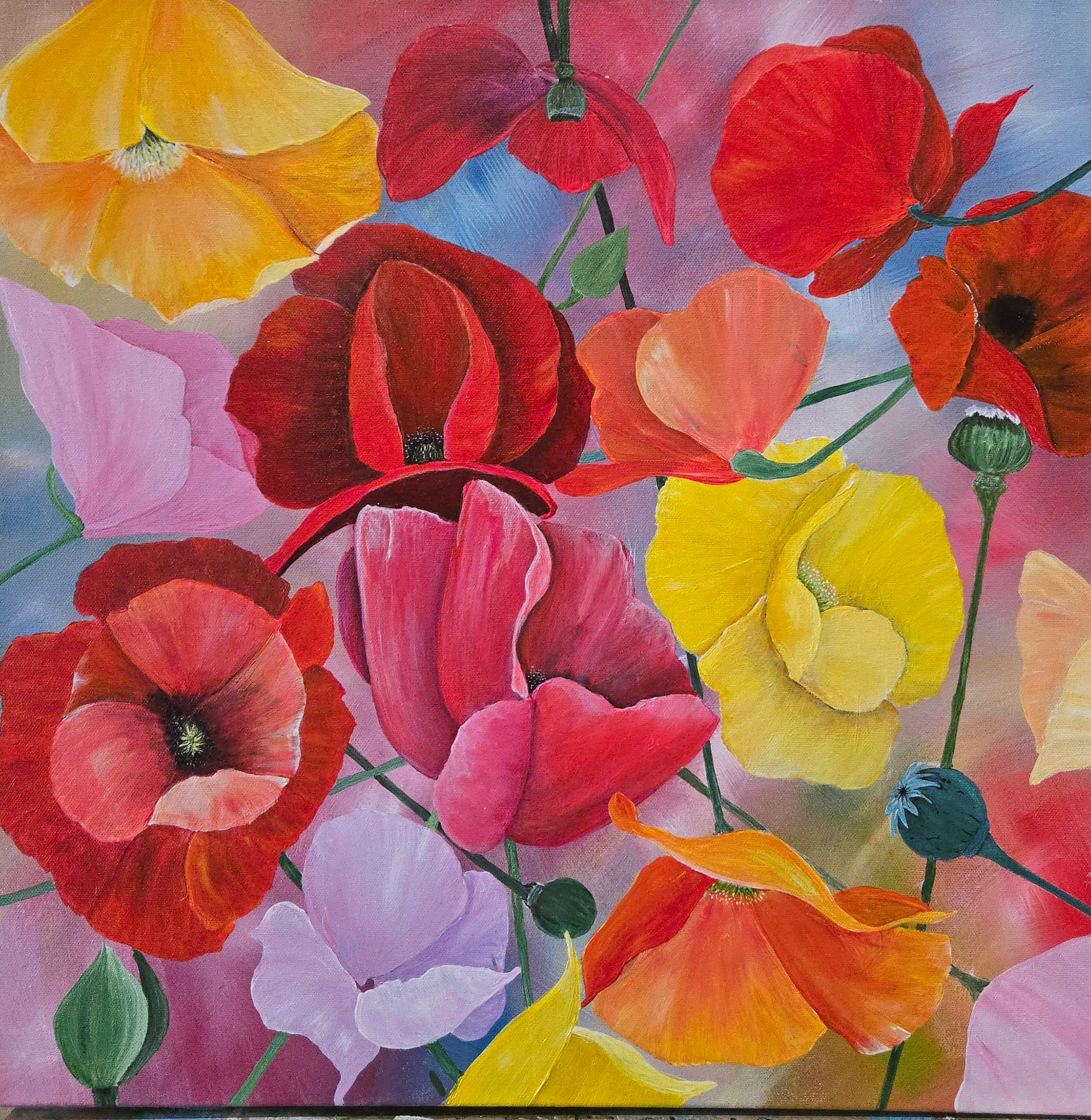 POPPY PARTY
20x20 Acrylic
Available for purchase at
Art On The Llano Estacado
Lubbock Tx,
June 26-27