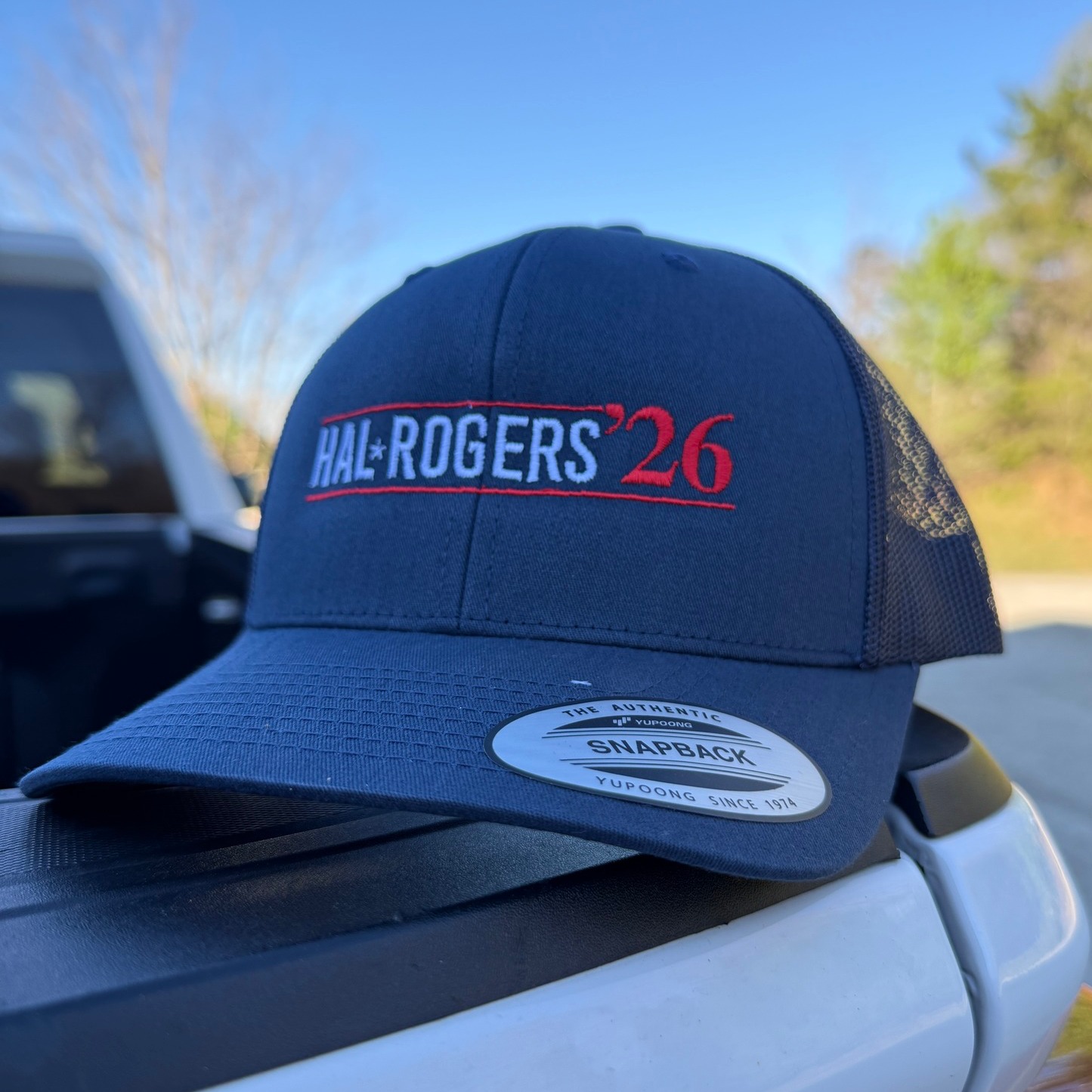 Thank you to Congressman Hal Rogers & his campaign for the chance to work with you on some new hats! This is actually a re-order in a trucker style hat of one of Congressman Rogers previous campaign designs that I updated for 2026.