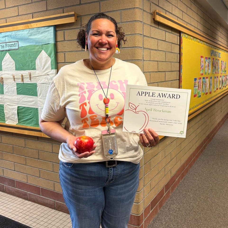 Celebrate an amazing educator during Teacher Appreciation Week (May 4th - 8th)! π
Send a certificate and an apple to a teacher, staff member, or school leader who made a difference this year. Purchase yours at the link in our bio!