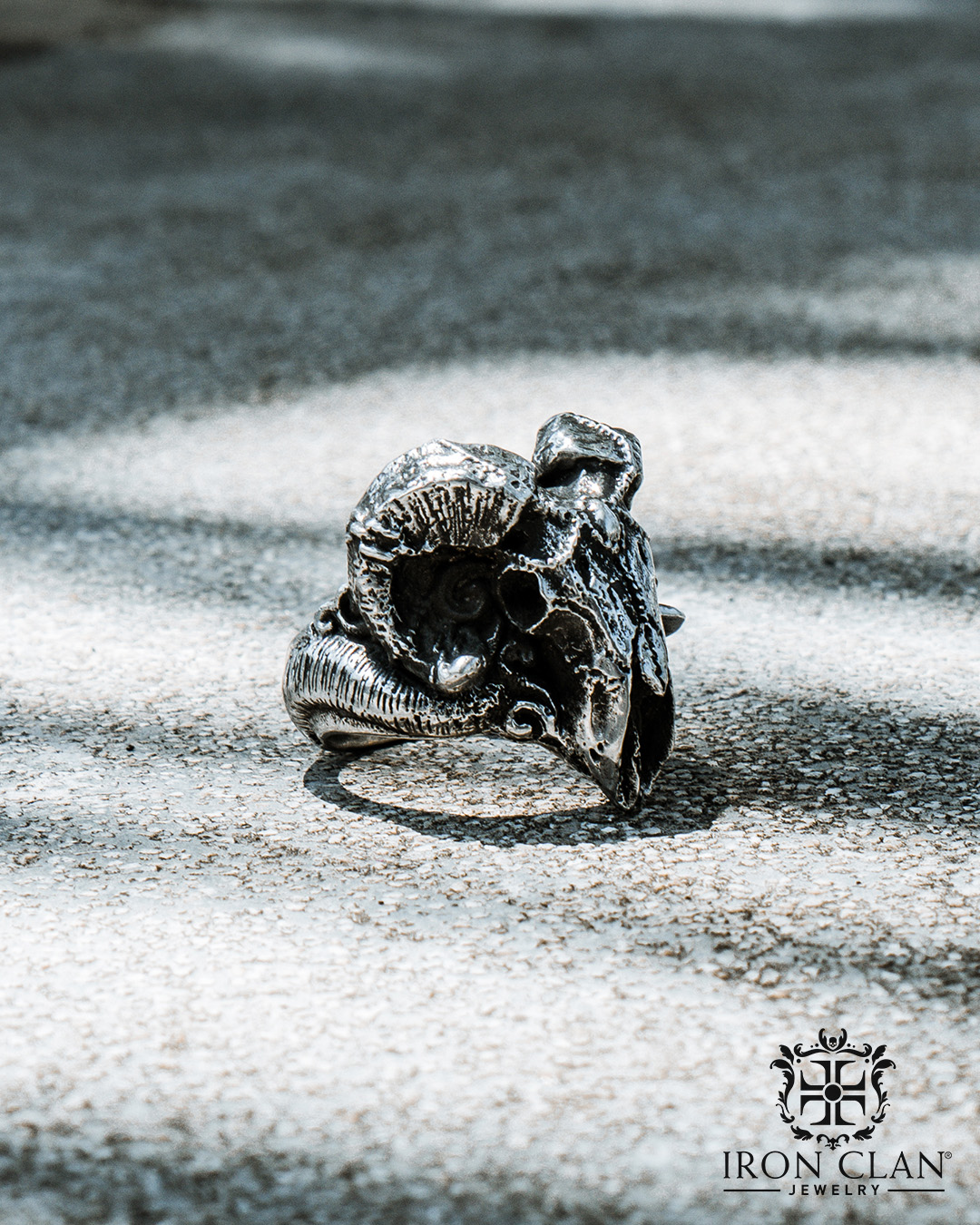 Sorath II Ring.
Handcrafted in solid 925 silver.
Iron Clan Jewelry.
__
#ironclanjewelry #sorath #skullring #sterlingsilver