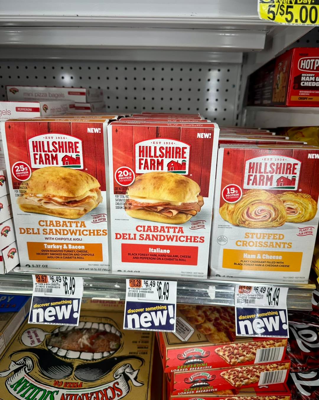 📅 Today we have to take some time and introduce some new items in our aisles! 📣
First up in frozen ❄️ you will find many new treats and snacks, from sandwiches to burritos, soft filled pretzels and a whole variety of filled phyllo dough bites(personal favorite)!👨🍳
🍦 New and exciting ice cream treats along with several different types of pickles. Don’t worry we didn’t forget the pups 🐶, filled bones in 2 different sizes!
And lastly, you may have noticed we have rearranged the liquor shelves to better suit your needs, we still carry your favorites but have added a few new bottles here and there. It seems that after retiring Big Papi said ‘hold my bat, I’m gonna make some rum!’ You can find all 3 varieties in store now! At Eli’s we not only strive to keep you saving simply, we look forward to bringing in some potential new favorites too! 🤩