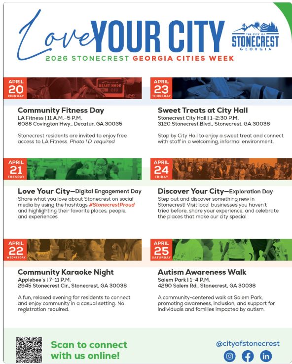 Stoncrest has a lot going on this spring, so don't forget to VOTE 🗳