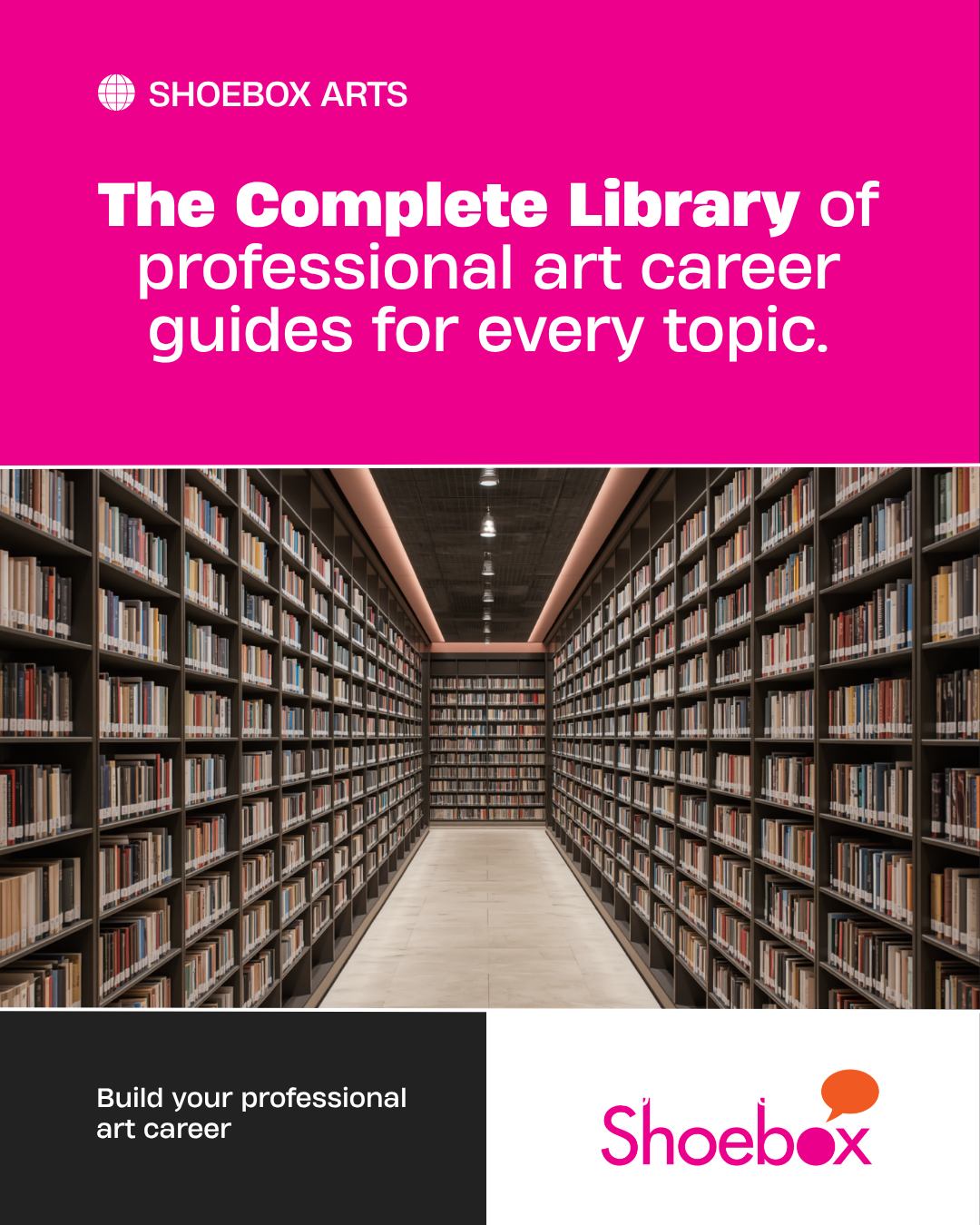 It's here!! 😎💫🎂🎯🎉🎀
The Shoebox Arts Collected Wisdom Library — 53 professional development guides covering everything you need to build a professional art career.
Pricing. Grants. Solo shows. Gallery outreach. Mental health. Estate planning. Social media. Commissions. Networking. And so much more.
15+ years of listening, teaching, and figuring it out alongside artists like you — organized into guides you can actually use, right when you need them.
Individual bundles start at $37. The complete library is $197.
And right now — 20% off everything with code library20 at checkout.
shoeboxarts dot com/thelibrary — or link in bio.
This is for you. Go get it.
#ShoeboxArts #ArtistResources #ProfessionalDevelopment #ArtCareer #CollectedWisdom