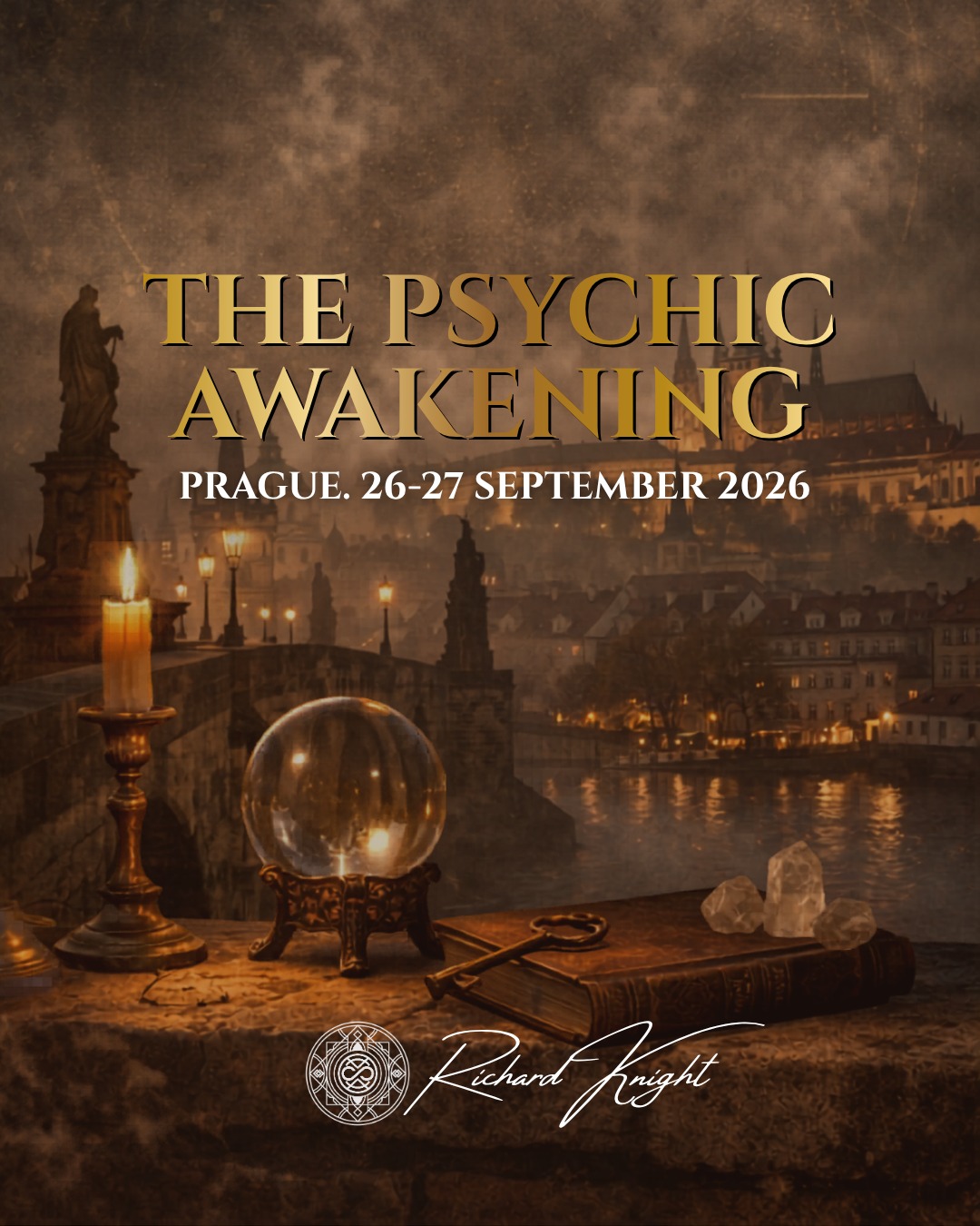 Here it is…
Your opportunity to spend a weekend with me, working on your psychic and mediumship skills.
It’s happening on the 26th and 27th of September in Prague!
I’ll share more information soon in my emails, but for those of you who already know you want to come along, all the details are on my website.
#prague26 #pragueevents #spiritualretreats #psychicretreats #richardknight