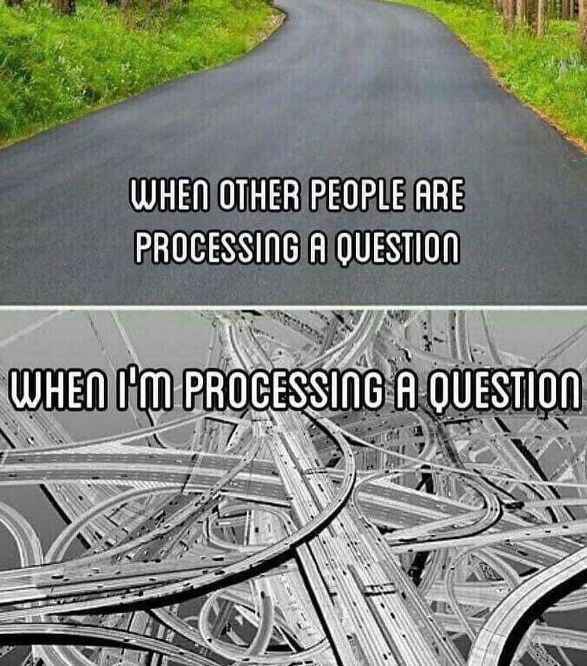 This image perfectly shows how processing can feel for some learners.
Many pupils hear a question, think, and answer.
For a dyslexic learner, the brain may be working through several steps at once: remembering the question, organising thoughts, retrieving words, and working out how to respond.
What can look like hesitation is often a mind working incredibly hard.
Sometimes the difference is not ability.
It is simply processing time.
With the right understanding and support, these learners can thrive.