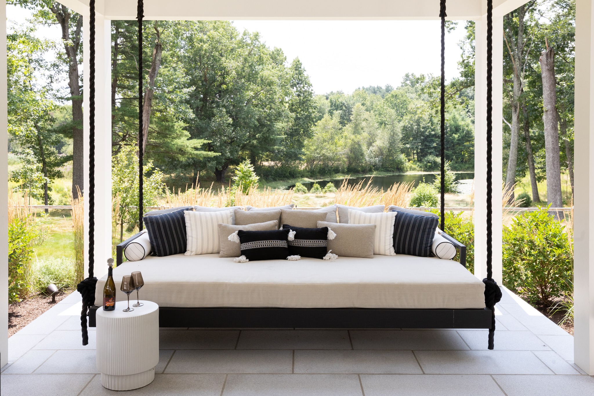 This is what outdoor luxury looks like. Quiet, considered, and made for slow mornings and long evenings.
Photograph: @emilyobrienphoto_design
Architect: @mcalpinehouse
Interior Design: @changoandco
#outdoorliving #luxuryliving #dreamhome #customhome #backyardgoals #outdoorinspo #porchlife #homesofinstagram #builderlife #highendhomes #relaxation #summervibes #springliving #natureinspired #homedesign #designinspiration #custombuild #luxuryoutdoors #cozyspaces #indooroutdoor #peacefulplaces #homeinspo #modernliving #lifestyledesign #serenespaces