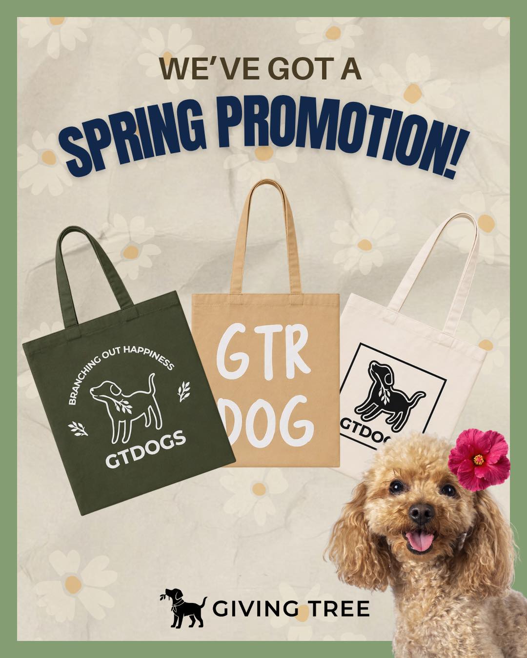 🐾 Spring Glow-Up Deal! 🐾
Re-book your pup’s next FULL GROOM before you leave and get a FREE bag! 🎁🐶
Fresh cut, happy pup, bonus gift—what’s not to love?
See you soon! 💖
✅ Our promotion is available on April-May, while supplies last. :)
#GivingTree #Virginia
#GivingTreePetResort #Reston
#givingtreeK9club #fallschurch
#givingtreepetspa #Alexandria
#springpromotion #freebag