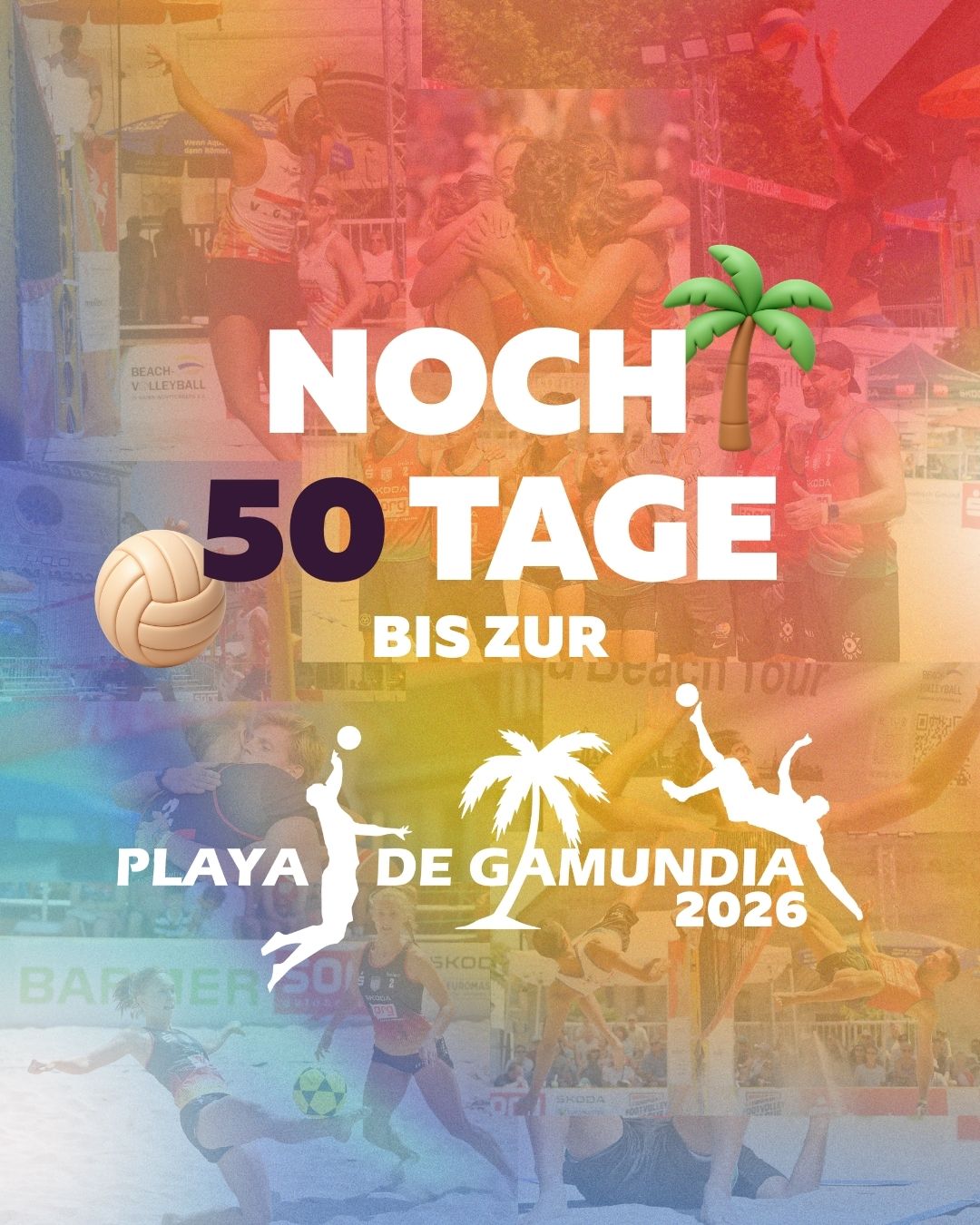 ⏳ Der Countdown läuft weiter – in nur 50 Tagen wird Schwäbisch Gmünd wieder zur großen Beach-Arena.
Playa de Gamundia bringt euch erneut Footvolley, Beachvolleyball, Sand und echtes Sommerfeeling mitten in die Stadt. 🏐
Die Vorfreude steigt – wir sehen uns im Sand! ☀️🌴
#playadegamundia #beachvolley #footvolley #schwäbsichgmünd