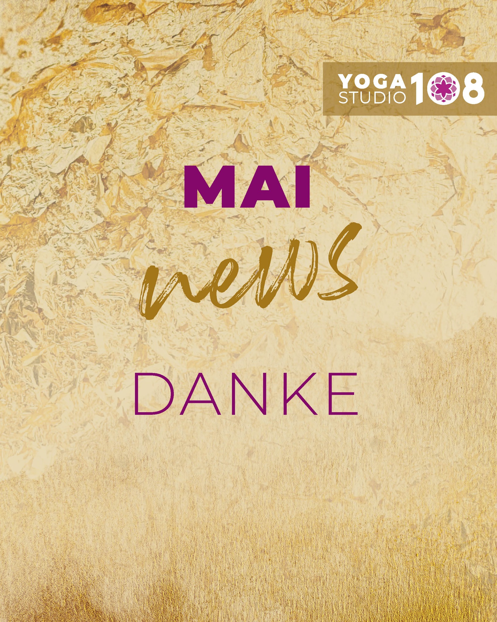 Ein herzliches Danke an euch alle, dass ihr das hier lest, dass ihr Interesse habt an YOGA und am Angebot vom Yogastudio108 - und auch praktiziert!
Durch euer Interesse und euer Kommen können wir gemeinsam den "Raum halten". Einen Raum aus dem wir alle ein bisschen leichter, fröhlicher, vielleicht friedlicher und entspannter rausgehen als wir reingegangen sind. Wie wäre die Welt wenn das alle täglich machen würden?
Good news: Wir werden stetig mehr!!! Deswegen nochmal: DANKE DANKE DANKE
"Sei realistisch, plane Wunder ein" (Osho) 💖
Mai Programm
1.5. 108 Sonnengrüße Team YS108
2.5. Kirtan Alex
9./10.5. YIN & ENTSPANNUNG mit Claudia Peschke
8.5. Canta Mantra & Harmonium Workshop/Corso Shyamala
15.5. Familienyoga Workshop Lisa & Hanna
15.5. Deep Into Yoga “Magie der Dankbarkeit” ONLINE Sonderstunde Alice
15.5. Free Moving Masterclass mit Sascha Peschke
16.5. Om-Healing Chanten Sonia
16./17.5. AANATOMIE IN BEWEGUNG mit Sascha Peschke
22.5. Peak Pose “Kopfstand” Sonderstunde Steffi S
Hier unser aktueller Newsletter
https://yogastudio108.bz/so/33PslrEmI?languageTag=de&status=Draft&cid=00000000-0000-0000-0000-000000000000