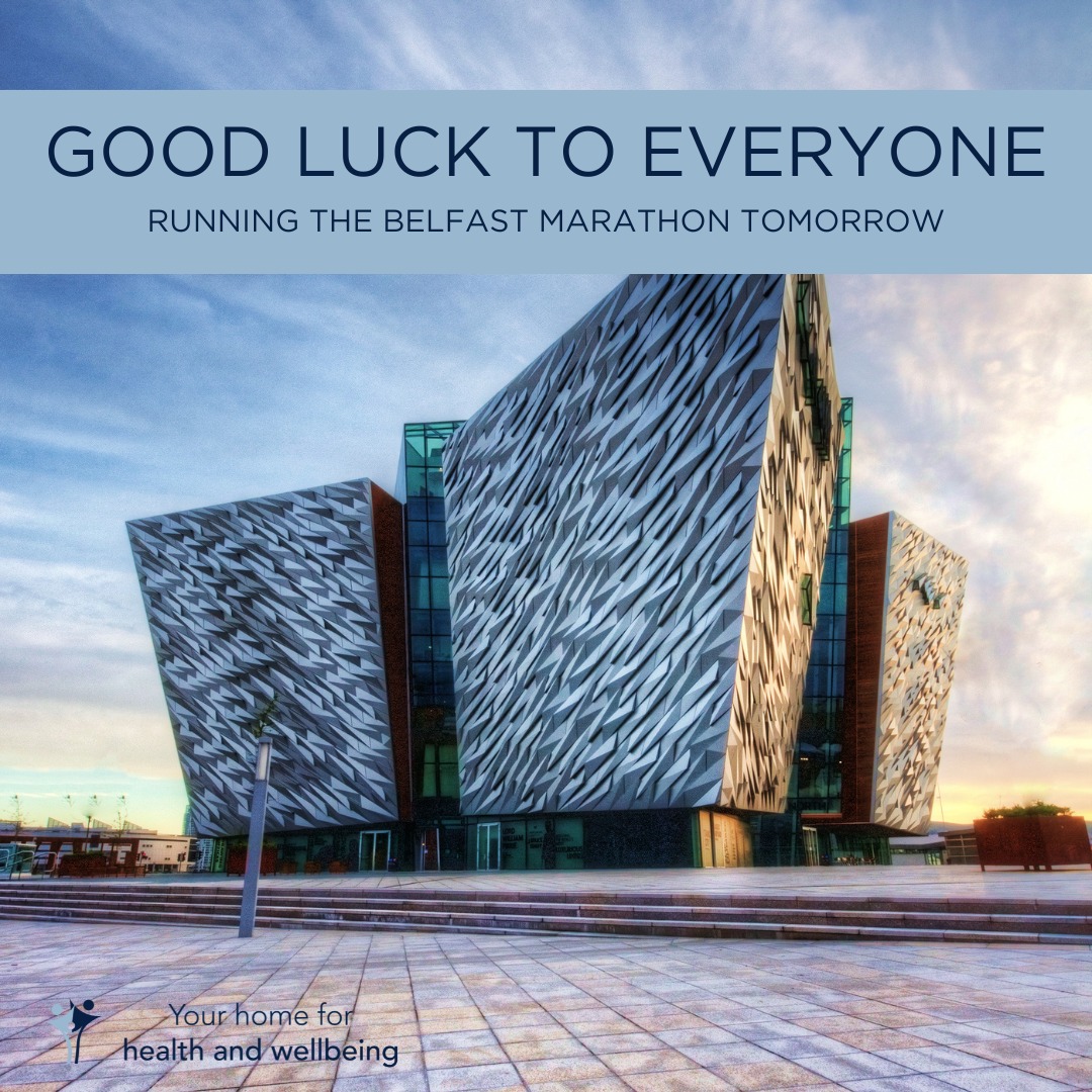 Good luck to everyone running the Belfast Marathon tomorrow (especially our lovely PB patients) 🏃♀️🏃
We know you're all going to be amazing, just try and remember to enjoy it too! And if you're feeling a bit sore on Monday morning, check out our blog where you'll find Bridget's top tips on aiding your recovery 😊 #physicalbalance #basingstokeclinic
#thestudioatphysicalbalance #marathontraining #marathontrainingbasingstoke #marathontraining #runningbasingstoke #runnersbasingstoke #physicalbalancerunningrecoverytips #manchestermarathon2026