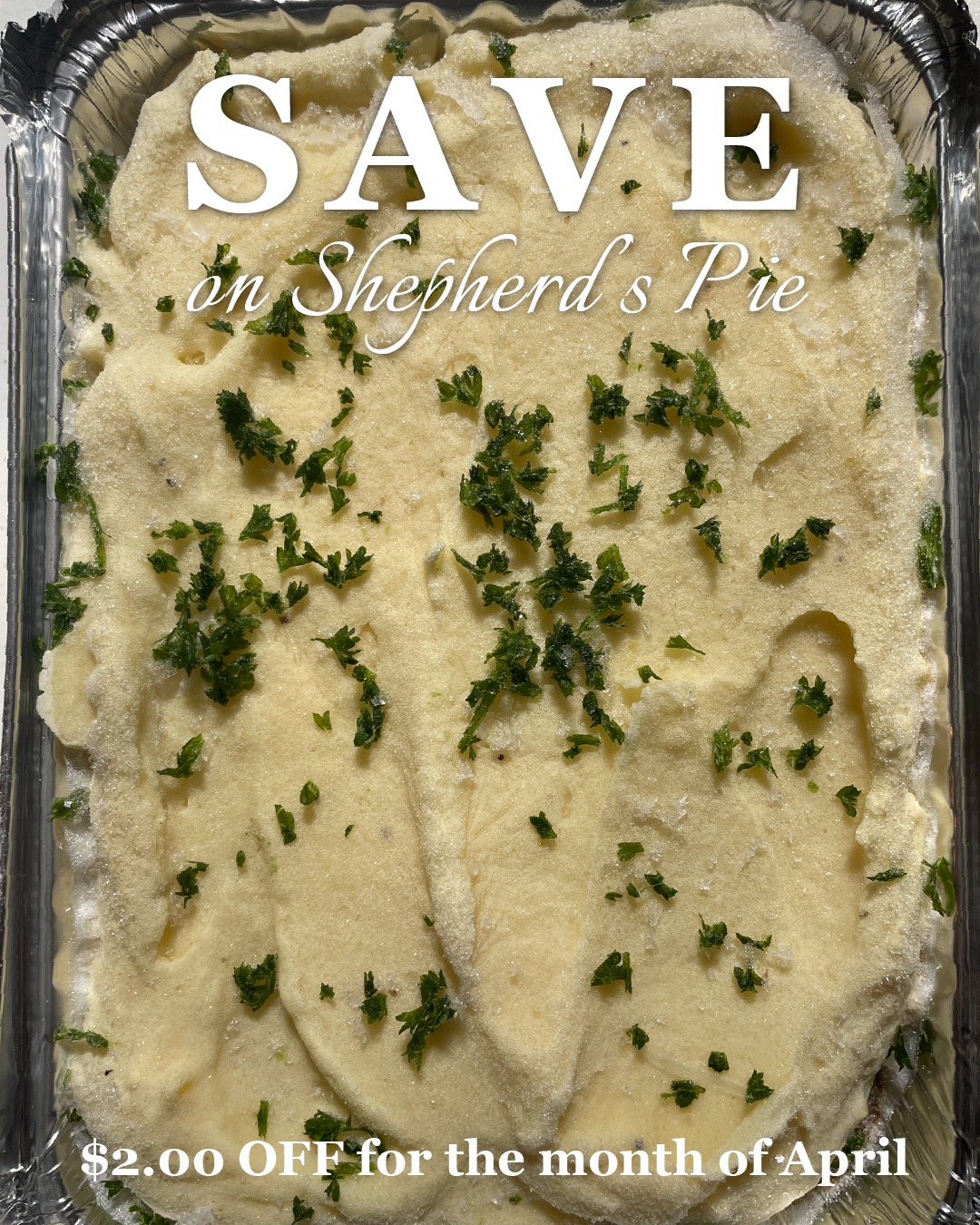 🥧 Don’t forget! $2 OFF Shepherd’s Pie this month!🥧
Once they're gone, they're gone!
✔️ Pre-order online for easy pick-up
✔️ Or drop in during office hours to grab yours
Quick, comforting, and ready when you need it!
Order here: https://www.icckingston.com/freezerfood
#ItaloCanadianClub #FreezerFeature #ShepherdsPie #AprilSpecial #SupportLocalygk