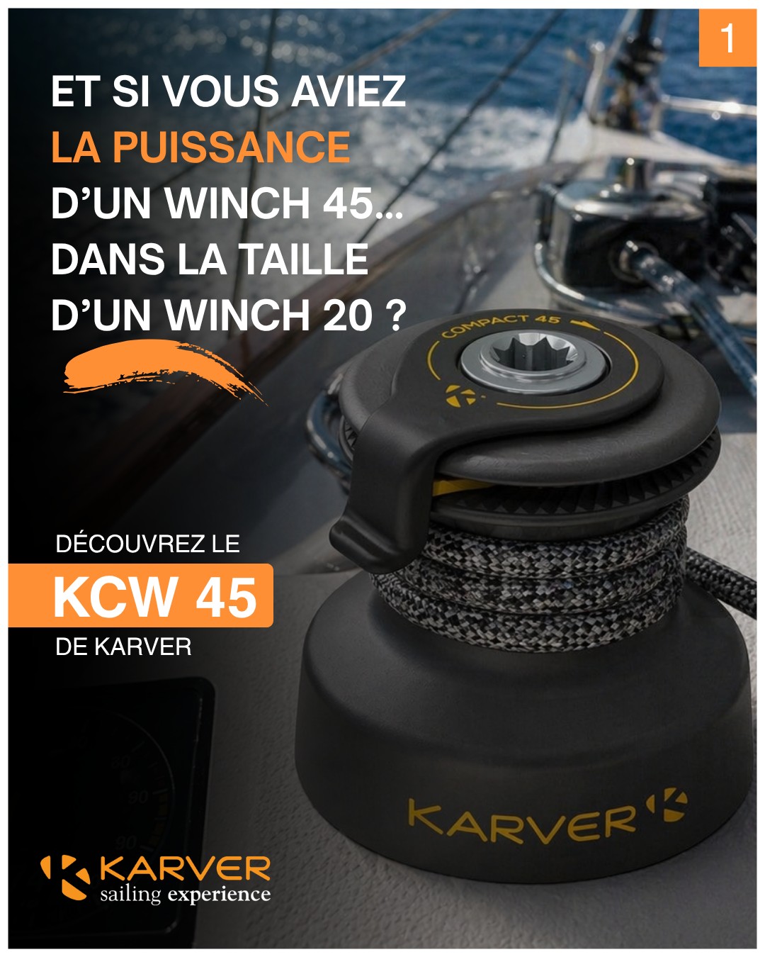 Puissance, compacité… et innovation ⚓️
••
Aujourd’hui, focus sur un winch qui bouscule les standards 👀
•
✨Le #Karver KCW45
•
Il vous attends.. 😉⤵
👉https://www.pslgreement.fr/product-page/winch-compact-kcw45👈
•
•
•
#EquipementBateau #Croisière #Navigation #Nautisme #Sailinglifestyle #Vacances #Rigginglife #Voilier #SailingLife #Plaisance #PassionVoile #ecommerce #Shopping #BestOfTheWeek ✨⛵