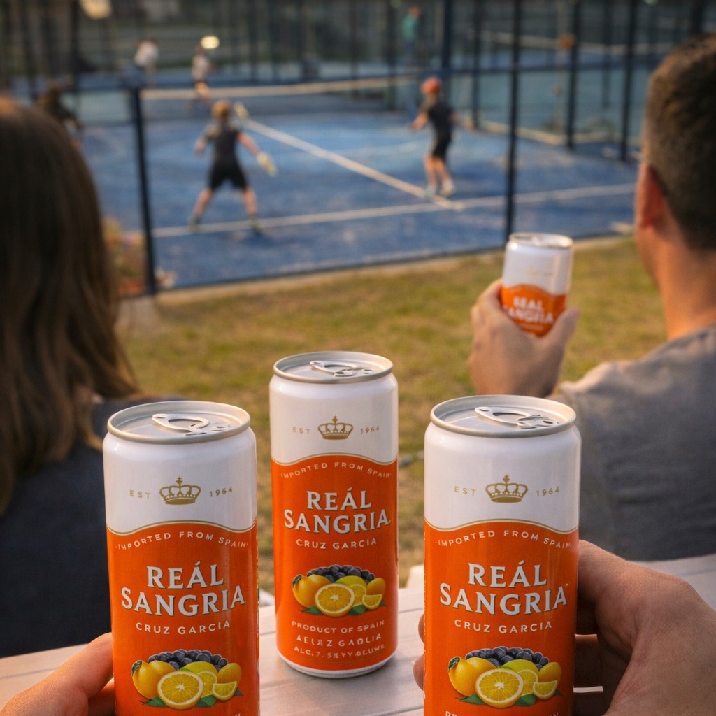 Friday nights, done right.
Easy sipping. Low alcohol. Full flavor.
A Taste of Spain. A Toast to Life.
#ReálSangria #SangriaTime #FridayVibes #LowABV #EasySipping #PadelLife #EffortlessEntertaining