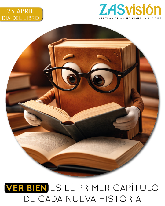 📚✨ Hoy celebramos el poder de las historias… y de verlas bien.
Porque cada página cuenta, cada detalle importa y cada letra merece ser disfrutada sin esfuerzo 👀💛
En el Día del Libro te recordamos algo muy sencillo:
👉 ver bien es el primer capítulo de cada nueva historia
¿Notas que te cuesta leer, te cansas o necesitas más luz de lo habitual? Quizá ha llegado el momento de revisar tu visión 😉
📍 Pide tu revisión y vuelve a disfrutar de cada libro como se merece.
#ÓpticaSantosBenicarló #DíaDelLibro #VerBien #SaludVisual #Lectura #Óptica #Benicarló #CuidatuVista #AmorPorLosLibros 📖👓