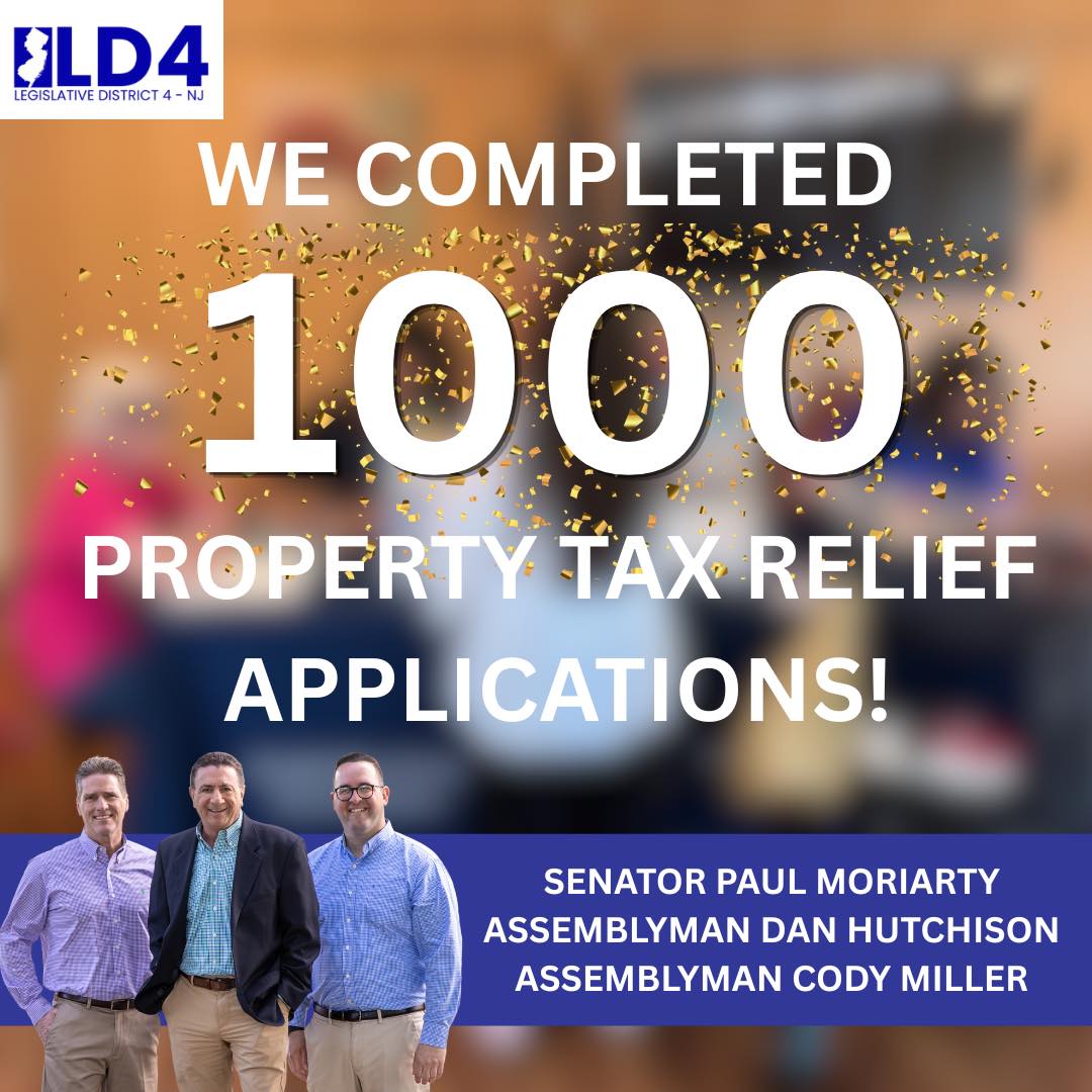 We have the best staff!! Our office has already helped 1000 seniors with their property tax relief application! We welcome walk-ins and are always ready to answer your calls. If you haven’t filed your property tax relief application, CALL US at 856-232-6700! Remember, the deadline is November 2, 2026.