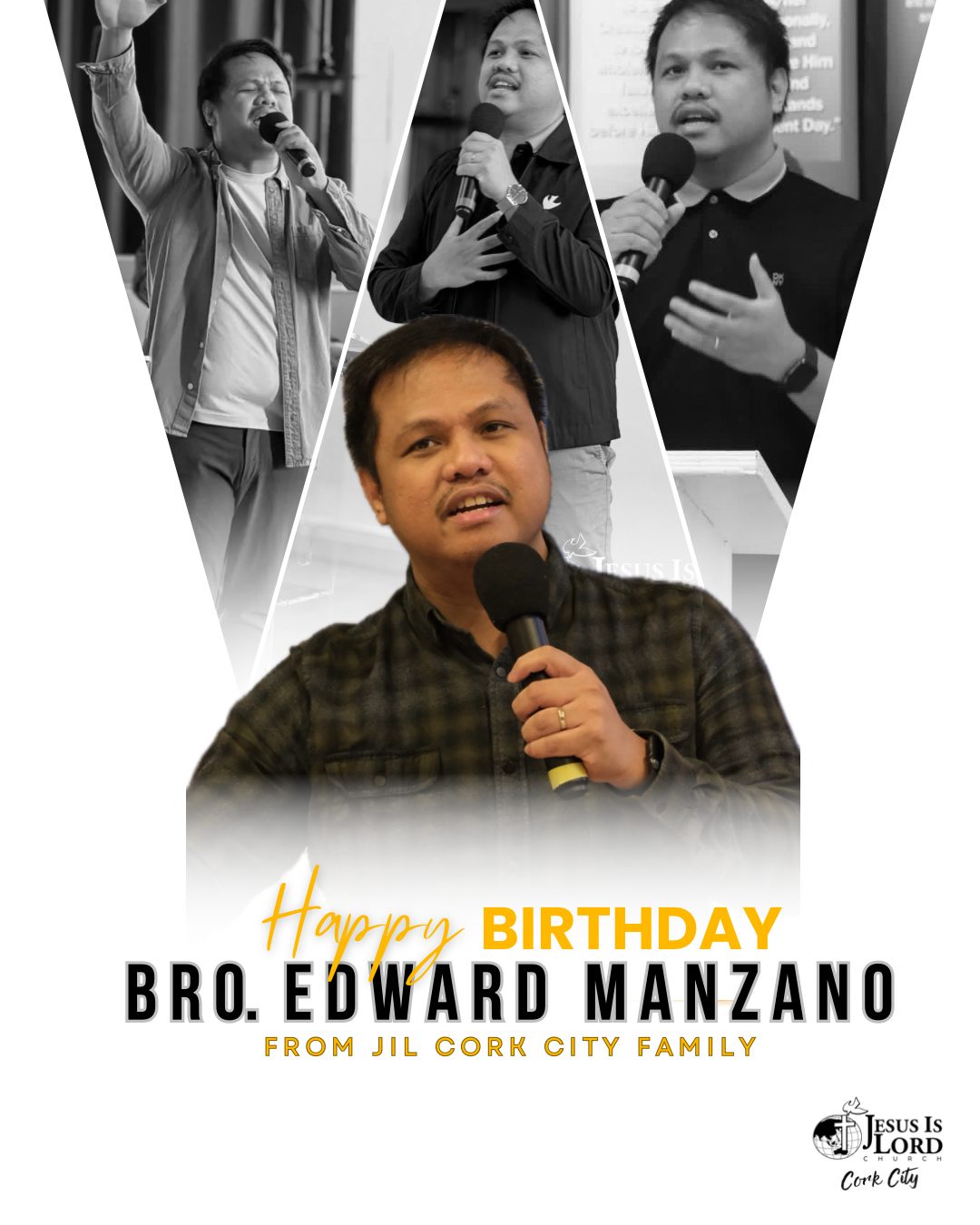 Happy Birthday to our JIL Church Cork City Coordinator, Bro. Edward!
Today, we give thanks to God not only for the gift of your life, but for the profound impact you’ve made on each of us. Your faithful leadership, wisdom, and the love you so generously pour into our lives have been a guiding light and a constant source of strength. You are truly a blessing to our JIL Cork City family.
As you celebrate another year, we pray that God surrounds you with renewed strength, good health, deep joy, and overflowing blessings. May He continue to pour out His grace upon you, enlarge your vision, and richly reward you for the countless lives you have touched and transformed.
Happy Birthday, and may God’s favour rest upon you always.
Love from your JIL Church Cork City and British Isles family!