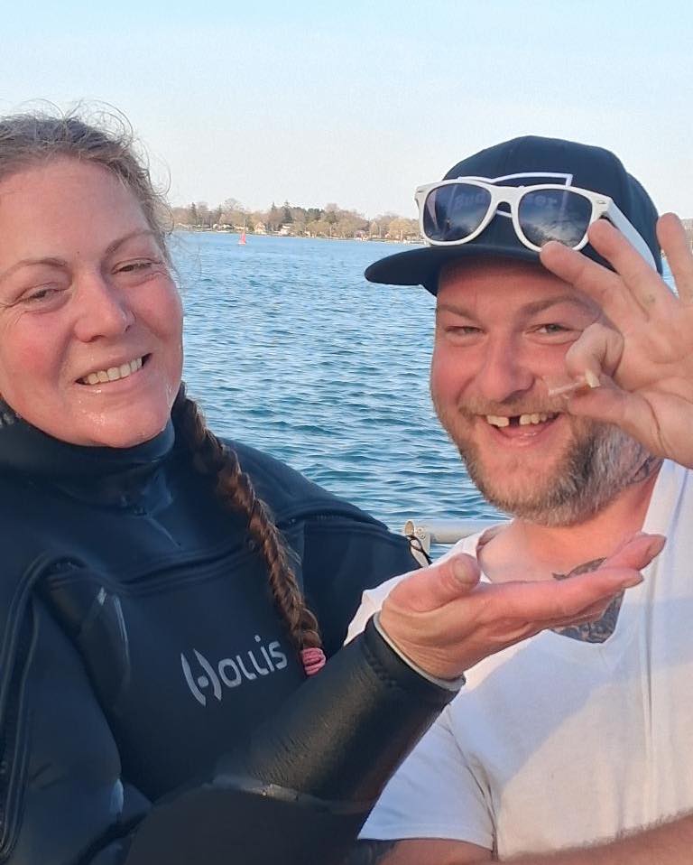Yesterday evening, I found Justin’s partial bridge in the St. Clair River. It fell out when him and his friend were doing cold plunges 🥶 The water there is still only ~40°, so that’s pretty impressive.
It took me a little while to find it as it was small and blended in pretty well with the bottom. Fortunately it didn’t go too far in the current. I was very happy to find it! Justin was thrilled to get it back, that stuff is expensive to replace. This is my third call to find dental work over the years.
.
.
#recoverydiving #lakestclair #greatlakesstate #detroitriver #stclairshores #clintonriver #harrisontownship #boattown #algonac #stclair #metrobeach #michiganboating #puremichigan #michiganmarinas #metaldetector #stclair #safeharbormarinas #boatmichigan #lambrecht #stclairriver #palmerpark