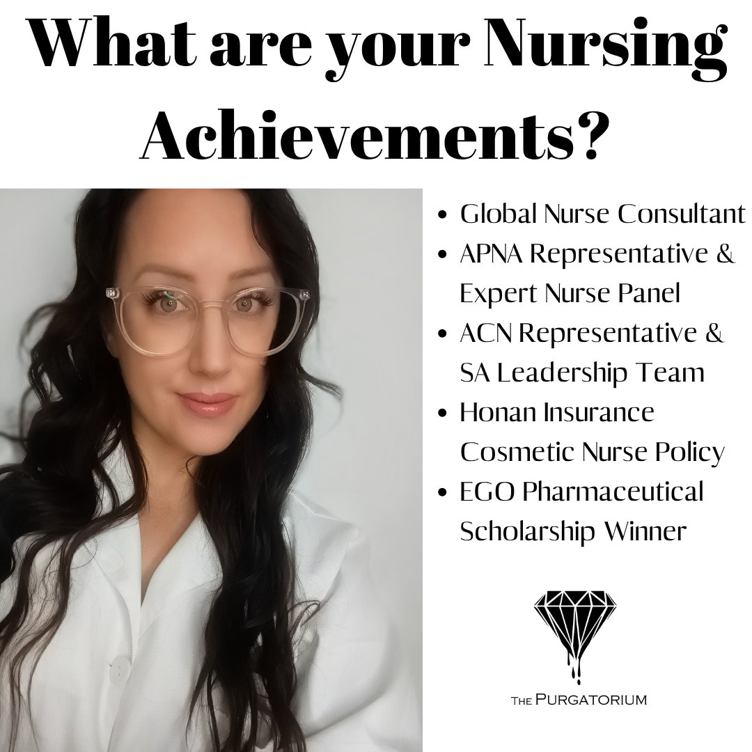 Who is Nurse Practitioner Kristin Myall?
Let’s find out with some Q&As!
What are your Nursing Achievements?
• Global Nurse Consultant
• APNA Representative & Expert Nurse Panel
• ACN Representative & SA Leadership Team
• Honan Insurance Cosmetic Nurse Policy
• EGO Pharmaceutical Scholarship Winner (Nursing category)
On the 31st of May 2025 Kristin achieved Certification as a Global Nurse Consultant (CGNC) through the International Council of Nurses (ICN) and CGFNS International, Inc. (CGFNS). This certification recognizes Kristin's unique nursing knowledge, skills, experience, and expertise, earning recognition and the credential that few nurses have achieved.
Kristin became an APNA Representative, Online Community Ambassador and a member of APNA’s Expert Nurse Panel (now Advisory Nurse Panel) in 2021, a Student Nurse Clinical Placement Supervisor between 2023-2024 and a Clinical Placement Supervisor Workshop Panel Member at the APNA Essential Health Summit in 2024.
Kristin became ACN clinical placement facilitator for the Graduate Certificate in Cosmetic Nursing in 2021, completed the ACN Representation Course in 2023 and also joined the ACN SA Leadership Team in 2023.
Kristin collaborated with Insurance.com (previously Insurance House) for a cosmetic nurse insurance policy for nurses who are employed and/or self-employed in 2021 and collaborated with Honan Insurance for a nurse insurance policy for nurses who are employed, self-employed and company owners/employer in 2024.
Kristin was the EGO Skincare Scholarship Recipient in 2023 (Nursing category) and was granted $10,000 towards furthering her education and ability to provide nursing care to dermatology patients, this funding was used to pay for her Graduate Certificate in Dermatology Nursing and purchase a dermatoscope.
Miss Kristin Jane Myall
Nurse: General
AHPRA no: NMW0001791347
Endorsements: Nurse Practitioner
For more information please visit our website: www.purgatorium.com.au
The Purgatorium is a primary health clinic offering patient services under Allmy Health Care and Nursing.
