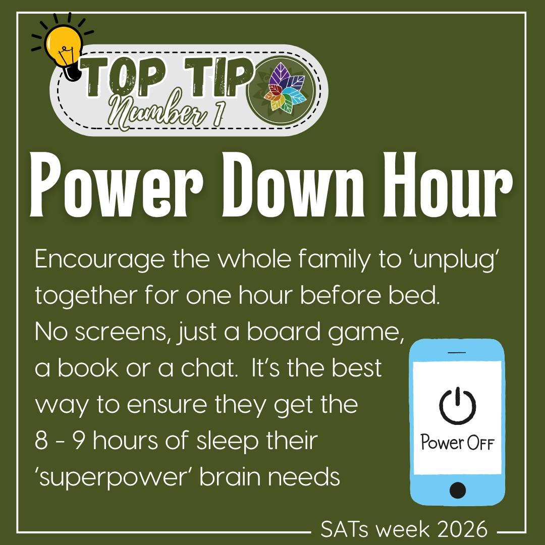#satstipsforparents #toptips #powerdownhour #pastonridings