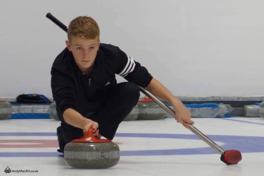 Former @kelsohighschool pupil Angus Bryce is getting ready to pull on the dark blue top of Scotland at the @worldcurling Mixed Doubles Champs in Geneva. Along with partner @katiemcmillan1, the @scottish_curling champions are making their debuts in this event. They face some tough competition in the group stages - against @usa_curling (Saturday, 1.30pm); on Sunday v @koreacurling (9am) & @swisscurling (7pm); Finland on Monday at 1pm; on Tuesday v Czechia (9am) & @curlingcanada (7pm); Hungary on Wednesday at 1pm; then Germany on Thursday (9am) & Olympic bronze medallists Italy at 7pm. Some games will be available on @bbcsport website & @bbciplayer, but we don’t know which ones yet. We've gone with a #ThursdayThrowback picture of @angus.bryce when he first started curling competitively on the junior circuit. Best of luck Angus & Katie 📸 Andy MacPherson