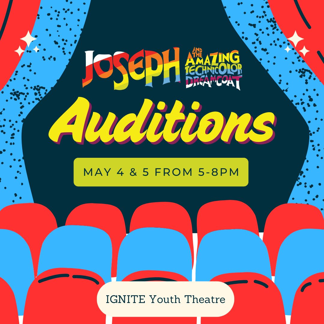 This is your reminder to sign up for an audition for IGNITE Youth Theatre's upcoming production of Joseph and the Amazing Technicolor Dreamcoat! Auditions are on May 4 and 5 from 5-8pm and we will add May 6 for overflow. Dance auditions will take place on May 7 at 5pm and callbacks will be before or after depending on scheduling!
Sign up and find the materials at the link in our bio!!
#facproductions #igniteyouththeatre #auditions #josephandtheamazingtechnicolordreamcoat #closeeverydoor