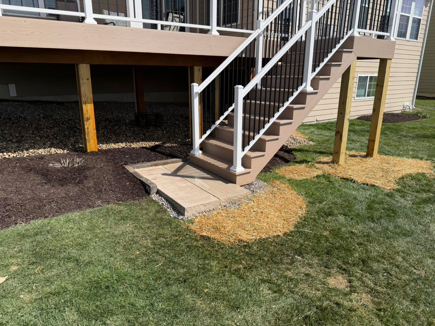 Transform your outdoor space this season with Norman’s Lawn Maintenance, LLC. From clean landscape installs to custom patios, walkways, and retaining walls—we bring your vision to life.