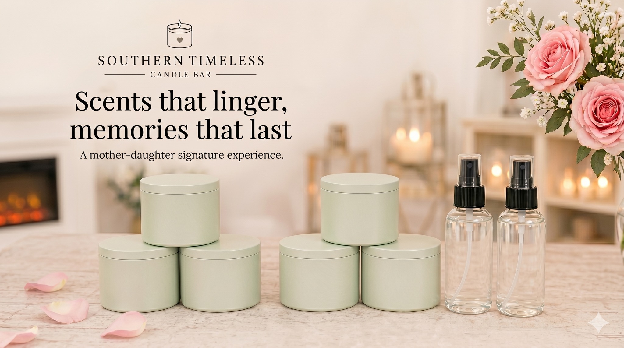 ✨ Scents that linger, memories that last ✨
This Mother’s Day, it’s not just about the gift…
it’s about the time you spend together 🤍
Side by side, creating something that’s completely your own
Laughing, slowing down, making a memory you’ll both carry with you
🕯️ 6 custom candles
💫 2 room sprays
💖 One experience you’ll never forget
All for $140
⚠️ Appointment required for this offer
📍 Southern Timeless Candles Candle Bar
🎟️ Book your experience: www.southerntimelesscandles.com