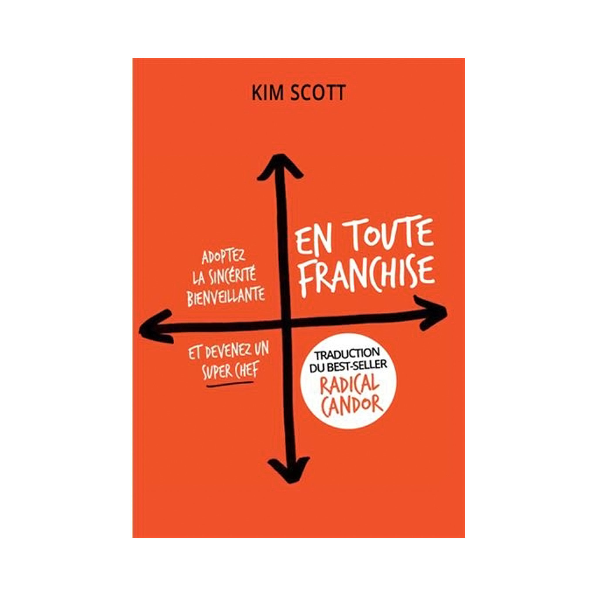 Conseil de lecture
EN TOUTE FRANCHISE est un livre captivant de Kim Scott qui parle de l’art de diriger avec sincérité tout en gardant son humanité.
Kim Scott partage un modèle qui facilite la communication franche, permettant de donner des retours constructifs sans blesser, ce qui favorise des relations authentiques au travail.
Avec des anecdotes personnelles et des conseils pratiques, elle montre comment un style de leadership fondé sur la Sincérité Bienveillante peut renforcer l’engagement et la confiance au sein des équipes. Son message est simple : il est possible d'être honnête tout en faisant preuve d'empathie.
Ce livre est un incontournable pour ceux qui souhaitent devenir de meilleurs leaders tout en créant un environnement de travail positif et respectueux. En somme, c'est l'outil parfait pour devenir un patron redoutable sans perdre sa dimension humaine.