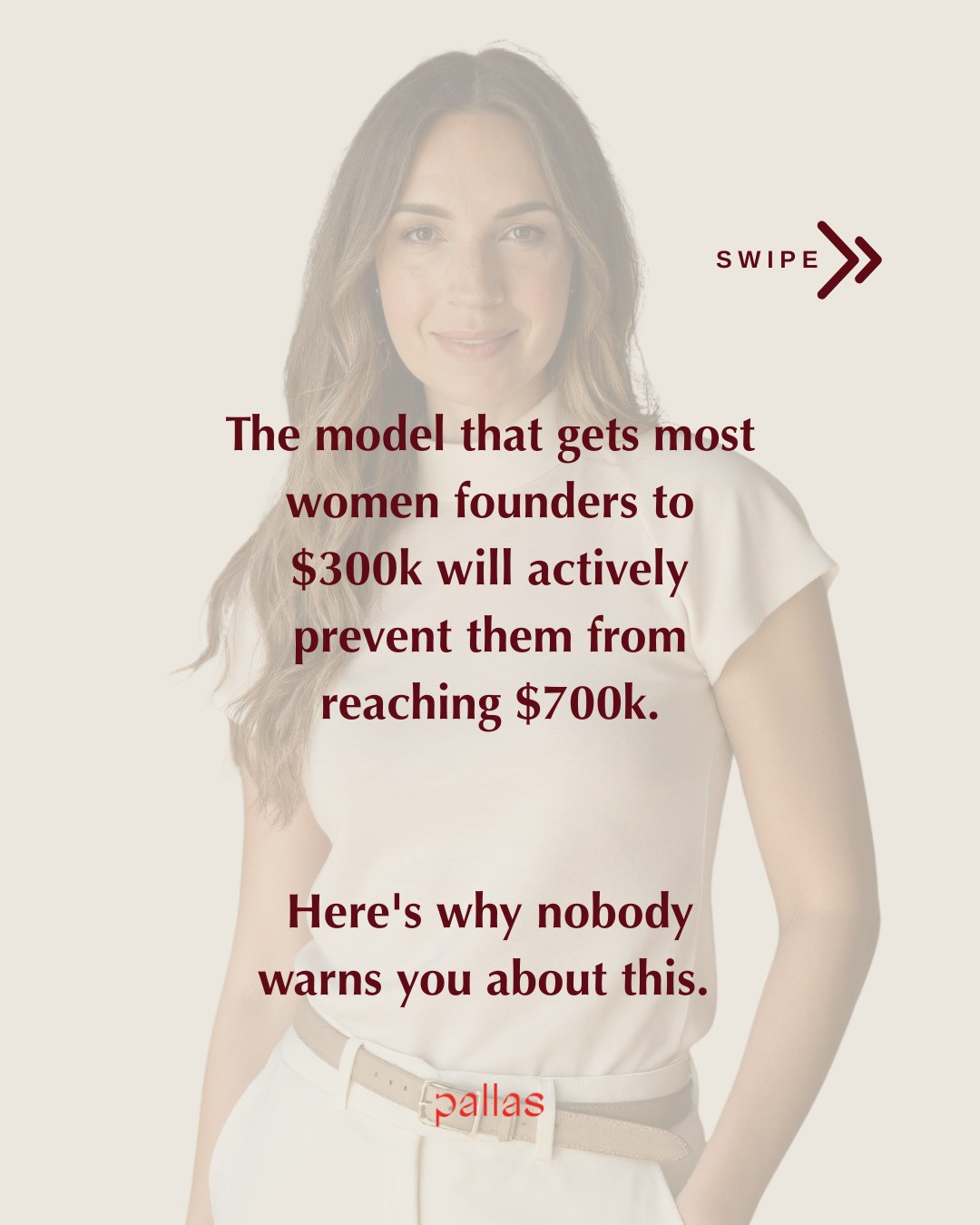 The model that gets most women founders to $300k will actively prevent them from reaching $700k. And almost nobody warns you this is coming.
What got you here was built for here — for a stage where you needed to be across everything, approve everything, deliver most things personally. This design was exactly right then.
It's the wrong design now.
You have a team, real demand, a solid reputation. You're still running the business like none of this is true. Still the main delivery person. Still approving everything. Still the person every financial decision waits for.
The result is a particular kind of stuck. Not "nothing is working" stuck. More like "everything is working and somehow I'm more exhausted than when I was starting out" stuck.
This is not a personal failing. Every business model has an expiry date. Yours has reached it.
I see this constantly — founders at $350k, $400k, $500k, working harder than they've ever worked, wondering why the next level keeps moving away from them. The answer is almost always this: the model needs to be redesigned, not run harder.
Getting to $700k, to consistent $50k months — this requires a different operating model, not more effort applied to the current one.
Scale Lab starts 29 April.
The model redesign is where we begin.
Link in my bio.
#WomenFounders #BusinessStrategy #ScalingBusiness