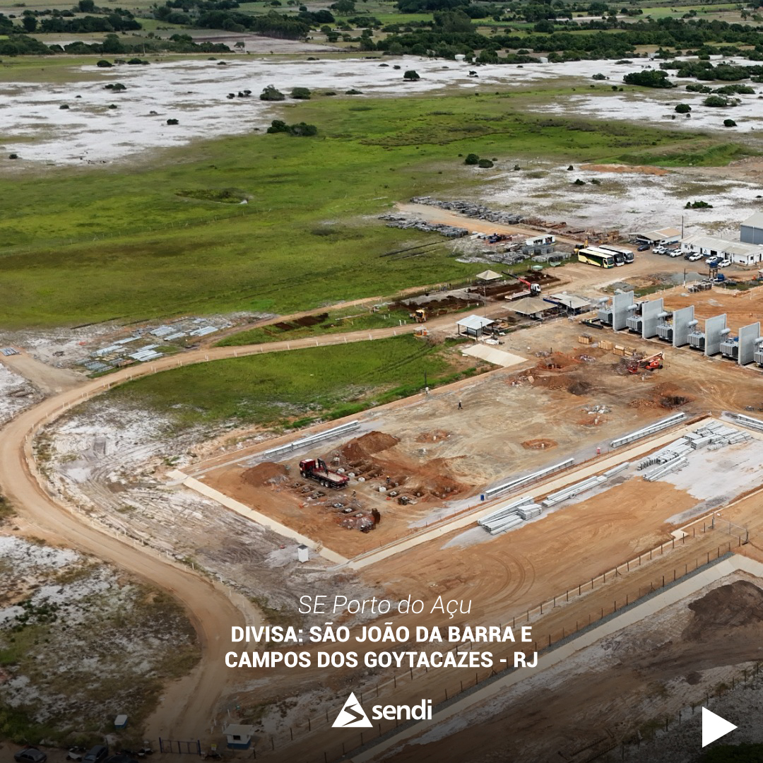 Começando a última semana de abril com alguns registros da SE Porto do Açu, localizada na divisa dos municípios de São João da Barra e Campos dos Goytacazes no Estado do Rio de Janeiro. Confira! 🚀💙⚡
#sendi #engenharia #préfabricados #construção #obras #projetos #subestação #portodoaçu