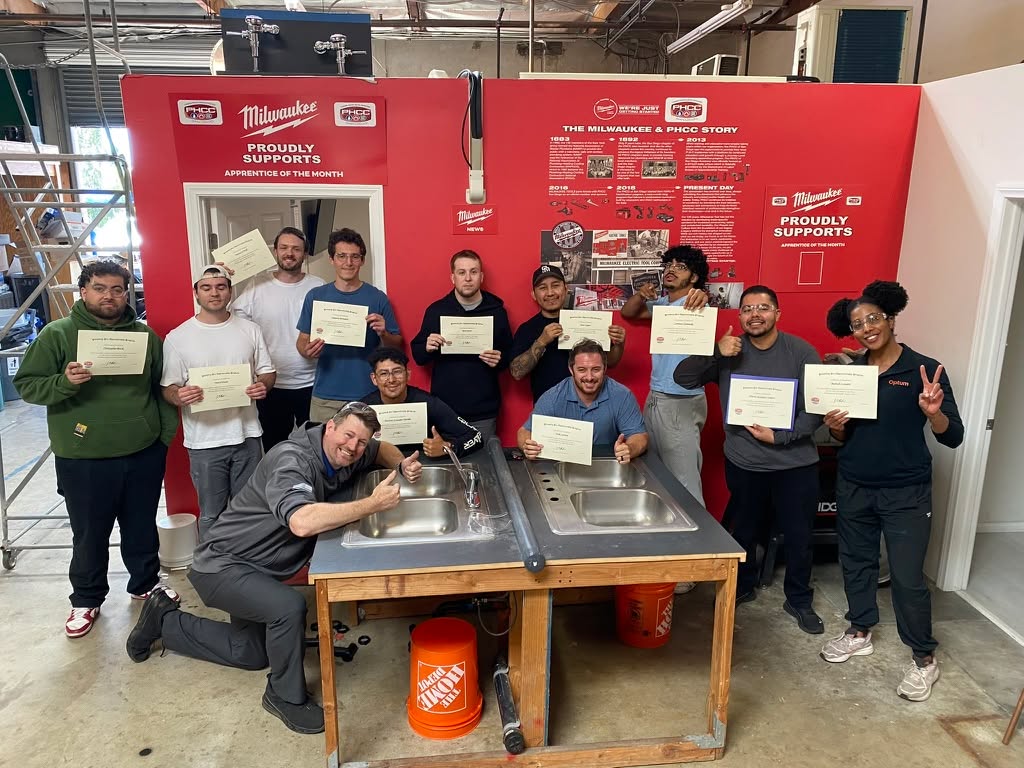 Real training, real credentials, real careers. This is what PHCC Academy trainees look like. 🎓 The trades are hiring, and we're ready to keep filling that pipeline in San Diego. #NAW2026
#ApprenticeshipUSA #americaatwork #plumbing #tradeschool #apprenticeship #sandiego #phcc #growthetrades