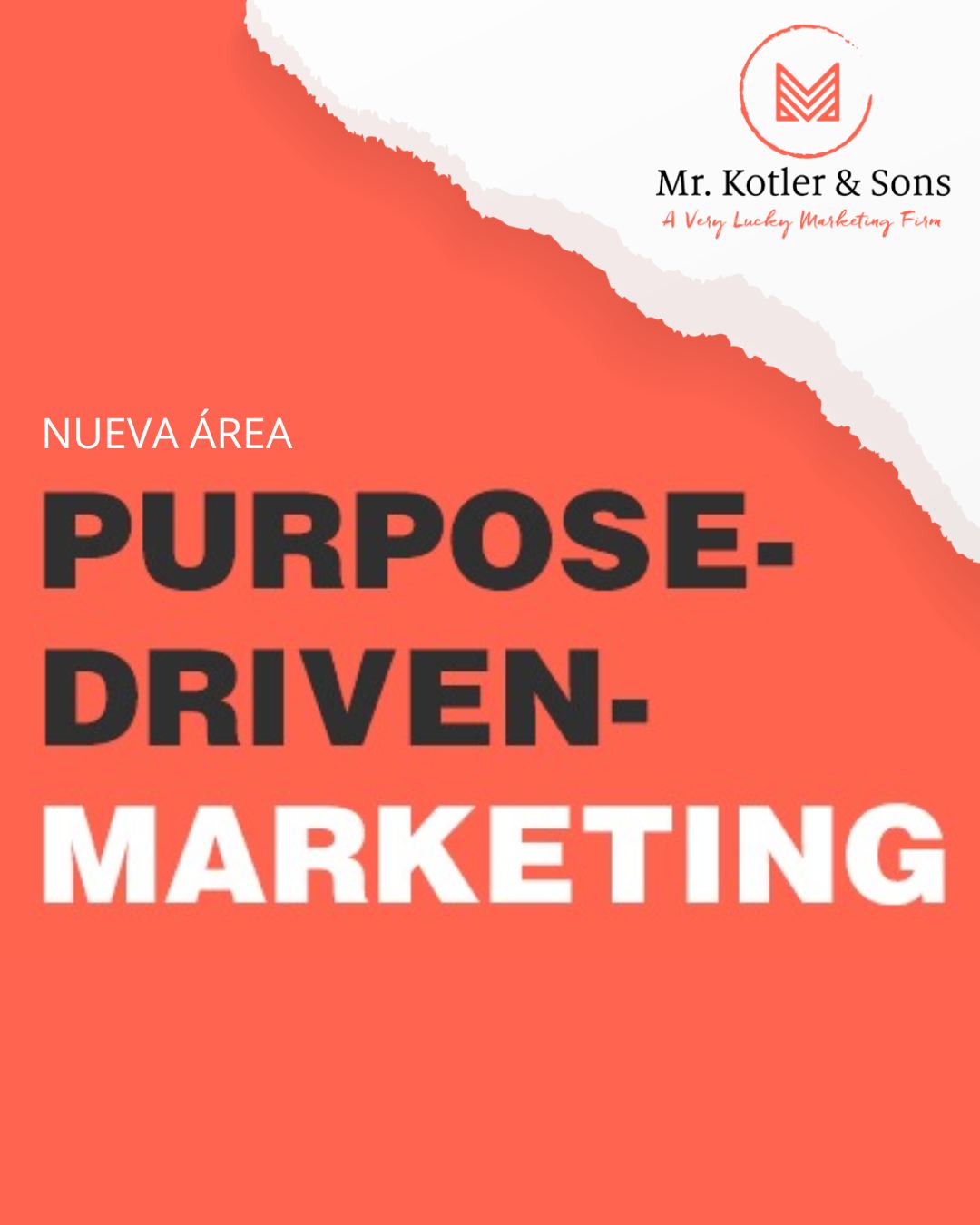 ¡Qué cool! Con gran orgullo compartimos el lanzamiento de la división PURPOSE-DRIVEN MARKETING🌱
En Mr. Kotler & Sons creemos que las marcas que trascienden no son las que hablan más fuerte, sino las que actúan con coherencia.
Ayudamos a empresas y ONGs a convertir su impacto en una ventaja competitiva real:
→ Estrategia y fundraising para ONGs
→ Narrativa y propósito corporativo
→ Campañas de impacto social
→ Comunicación ESG que cautiva inversores y clientes
Sin greenwashing.
¡Suma al cambio! Contáctanos.
#mrkotler #purposedrivenmarketing #greenwashing #ong #fundraising