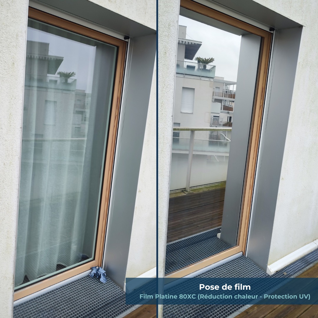 Confort retrouvé à Vélizy ☀️
Pose de film Platine 80 XC sur les vitrages d’un appartement.
✔️ Moins de chaleur
✔️ Protection UV
✔️ Lumière conservée
Une solution simple pour un confort optimal au quotidien.
#verreidf #filmsolaire #vitrage #confort #uv #chaleur #habitat #velizy #chantier #renovation #protection