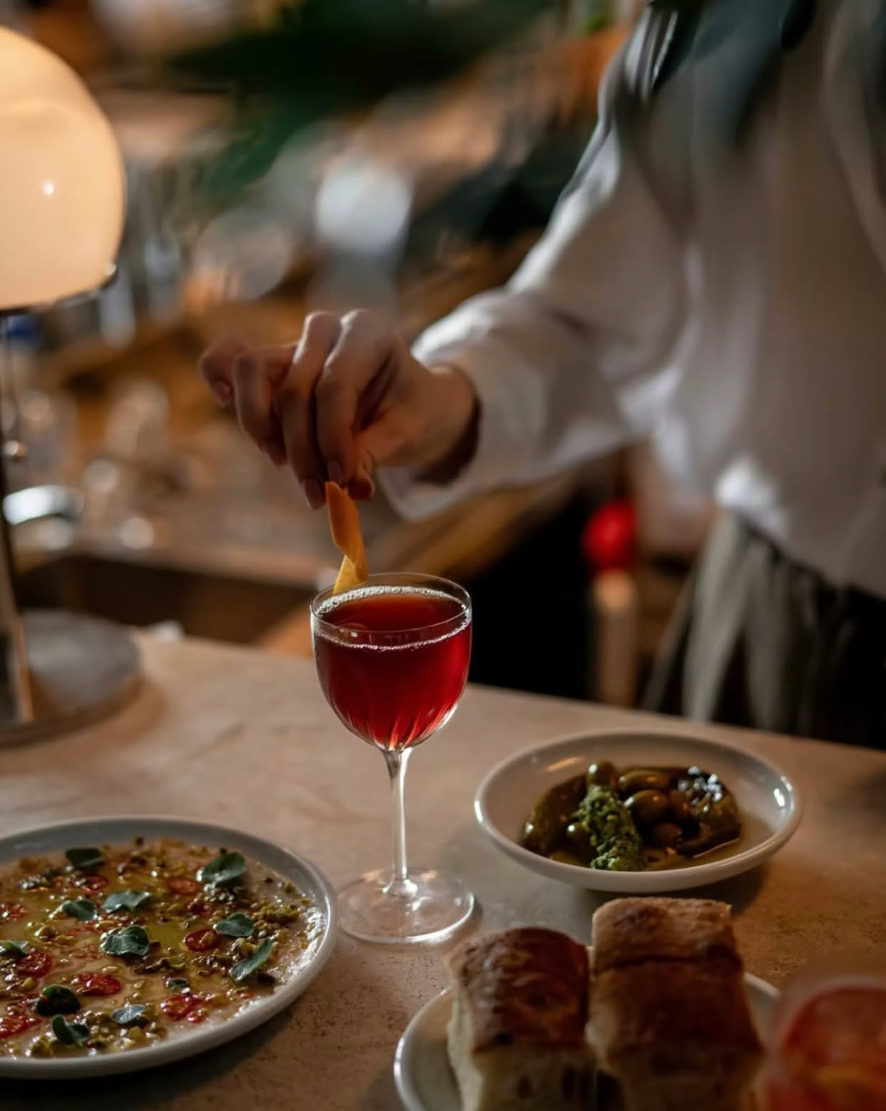 At the street level of R48 Hotel & Garden lies the Rothschild 48 Brasserie, restaurant deeply inspired by the Tel Aviv street on which it's situated, fully embodying the energy and vibe of the city and boulevard with the culinary prowess of the R2M Group. Manifested as a modern brasserie, the restaurant offers delightful food suitable for any time of the day. Rothschild 48 Brasserie’s design seamlessly follows the architectural style of the building, characterized by clean, elegant lines. It features extensive use of travertine stone and light wood, complemented by majestic olive trees that adorn the center of the restaurant is a spacious bar with low, comfortable seating.
The Chef's Table Restaurant is open for breakfast for hotel and outside guests as well, every Friday and Saturday. The official opening date for dinner service is forthcoming.
For details info@dominiquedebay.com or by phone 1-212-752-1416 or WhatsApp 1-917-940-2407 #dominiquedebaycollection @r48_telaviv #telaviv #r48telaviv #r48hotelandgarden