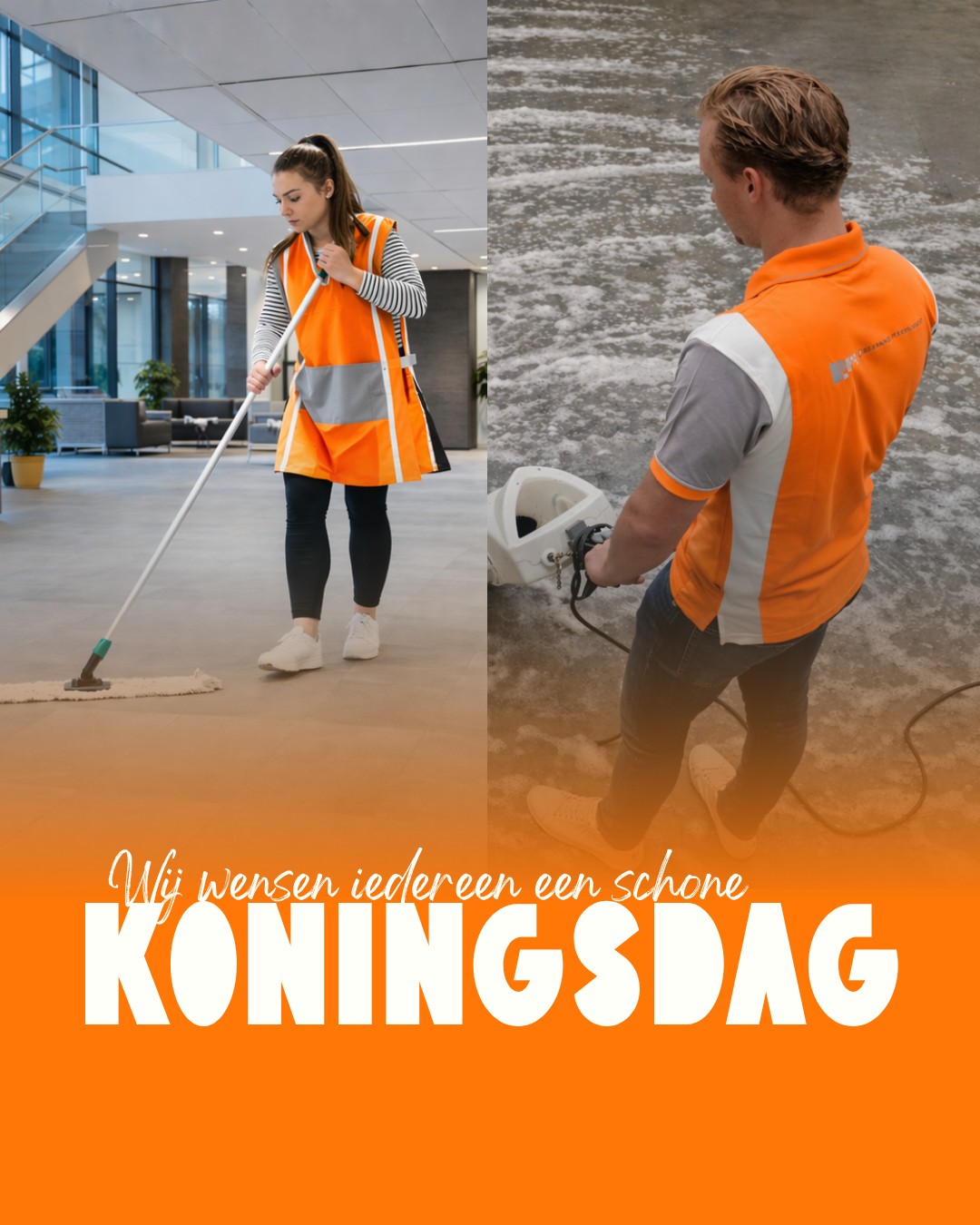 Fijne Koningsdag gewenst! 🇳🇱
Geniet van een mooie dag vol gezelligheid, oranje en plezier. 👑
-
#fsobv #schoonmaakdiensten #koningsdag