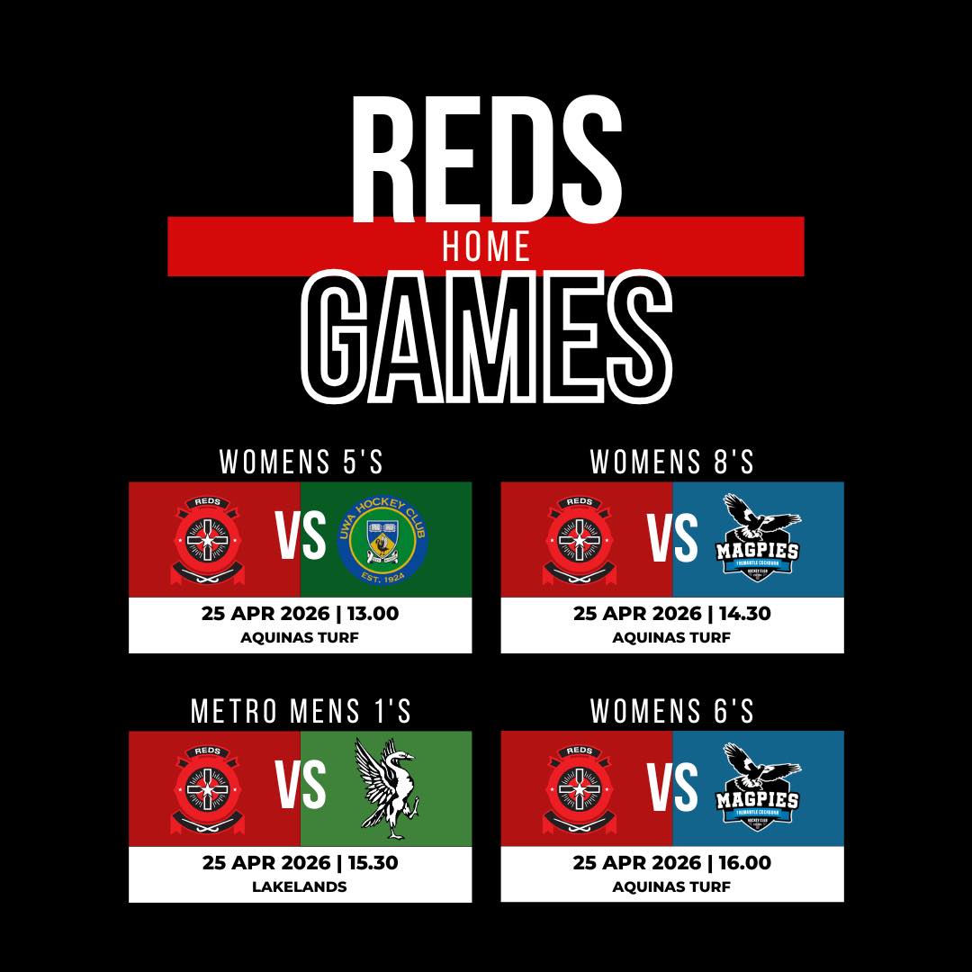Home & away across all grades, plenty of chances to get around the club and back the teams.
