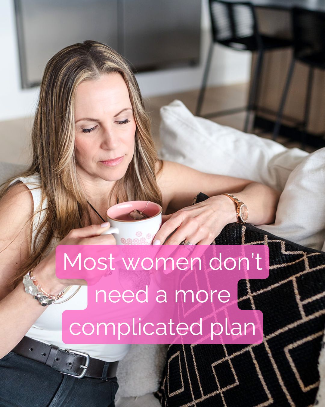 Most women don’t need a more complicated plan.
What I see more often is this:
They haven't given the basics a real chance to work.
Not because they don’t matter.
But because they feel too simple to be enough.
Things like:
→ Eating enough protein
→ Strength training consistently
→ Getting enough sleep
→ Following through on a plan longer than a couple of weeks
These aren’t flashy.
But they are the difference between starting over (again) and actually moving forward.
Before adding something new, it’s worth asking:
Have you really given the basics a fair shot?