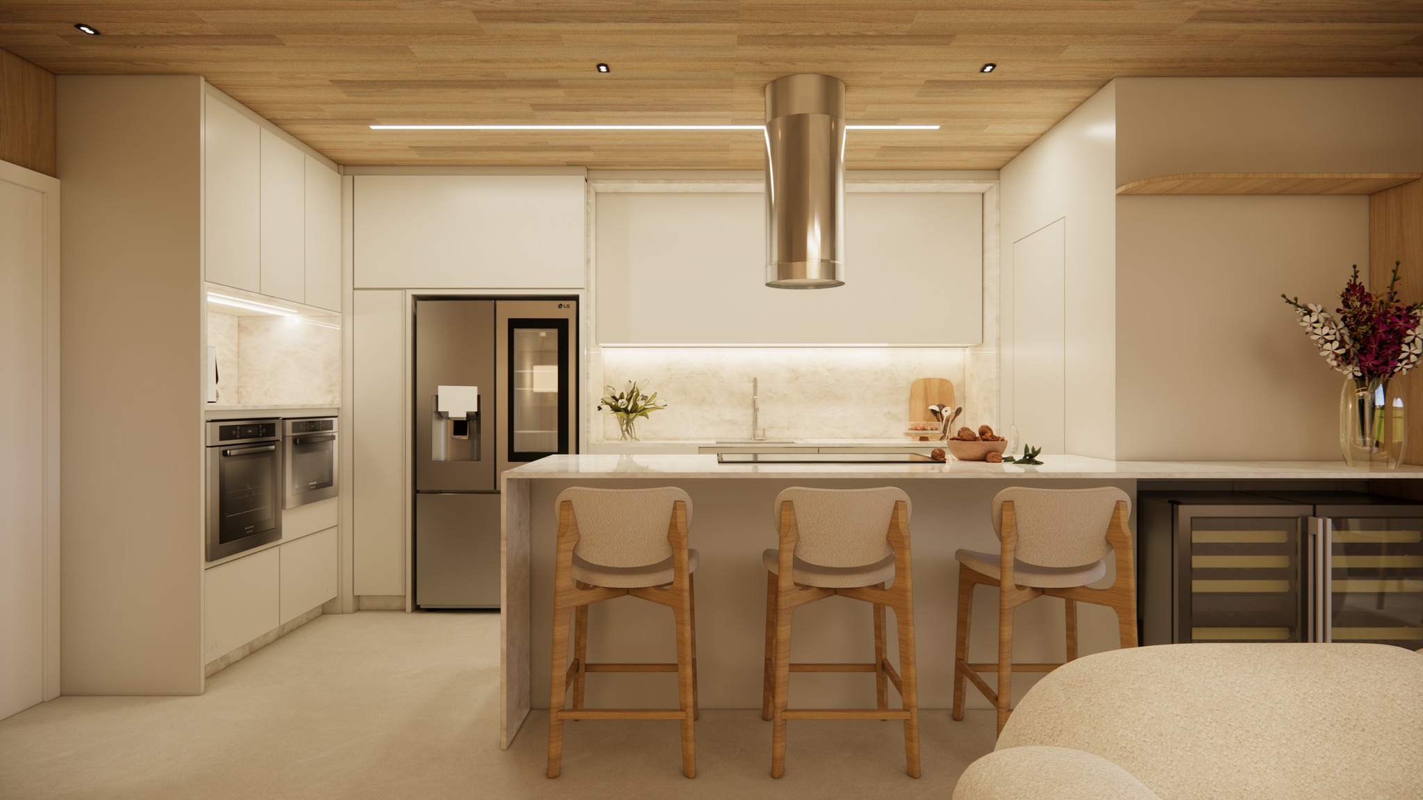 Apto AMI | São José
Retomando aqui os posts desse início de ano que teve muitos sonhos a serem compartilhados! Apartamento mais que especial, cheio daquilo que amo: madeiras, texturas e materiais naturais. Edição especial: cozinha! <3