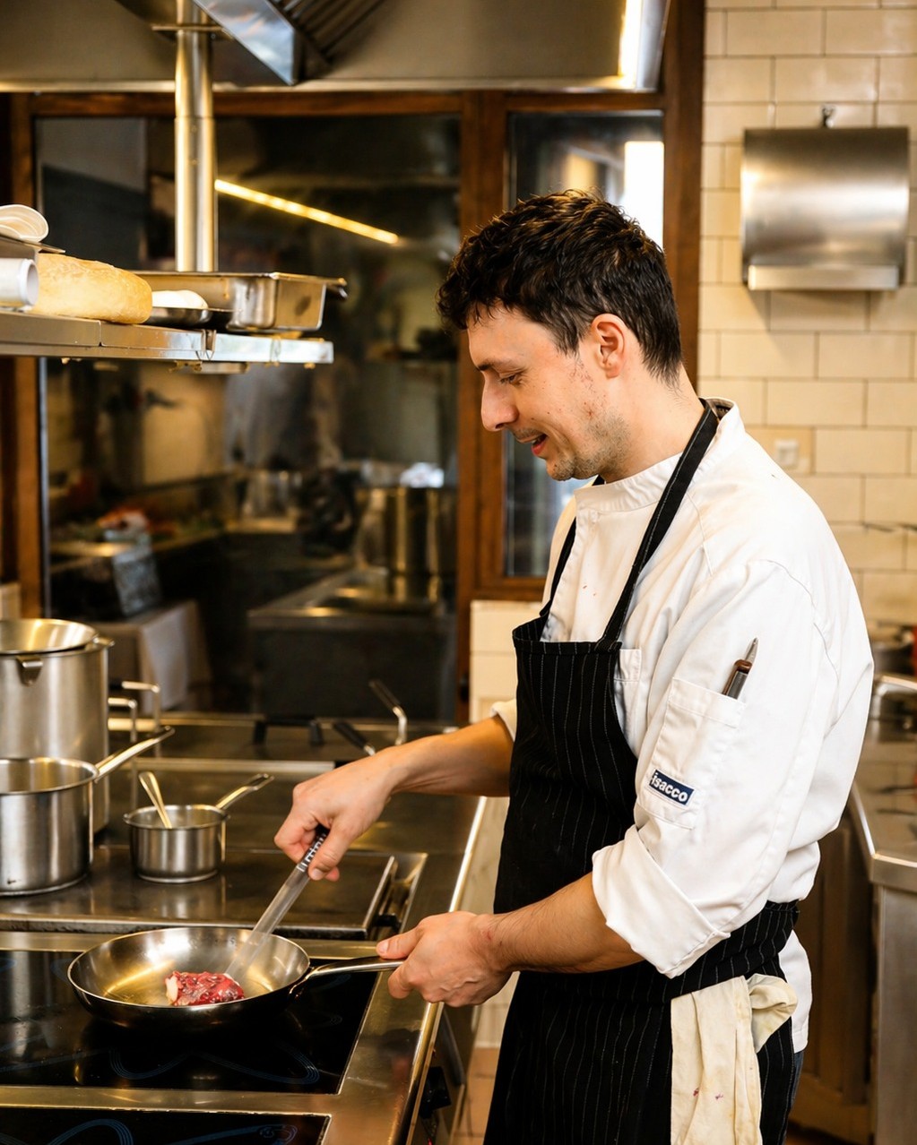Gesti lenti, sguardo attento ….fantasia a 1000!
Chef Salvatore non smette mai di creare in cucina…👨🍳