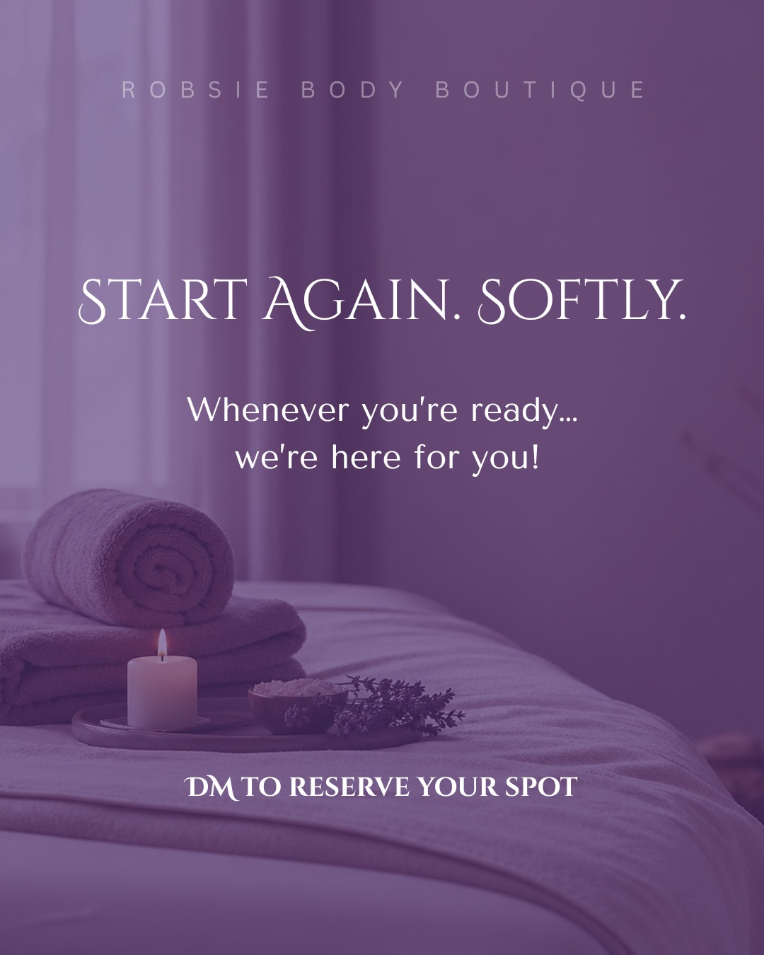 Not every week needs a perfect plan.
Not every day needs to be productive.
Sometimesā¦
you just need a moment to come back to yourself.
To breathe.
To reset.
To start again ā gently.
No pressure.
No rushing.
No expectations to āhave it all together.ā
Just you⦠choosing yourself again.
And thatās more than enough.
Whenever youāre readyā¦
weāre here for you š¤
DM to reserve your spot
#SoftLife #GentleReset #StartAgain #SelfCareFirst #SlowDownAndBreathe #MindBodyReset #WellnessJourney #HealingEnergy #ChooseYourself #RestAndReset #InnerPeace #SelfCareRoutine #YouDeserveRest #EmotionalWellness #MentalReset #GlowFromWithin #BalanceYourLife #HolisticWellness #SpaDayVibes #RelaxAndUnwind #AtlantaWellness #TuckerGA #RobsieBodyBoutique #PeacefulMind #WellnessSpace #TakeItSlow #ResetMode #SelfLoveJourney #CalmEnergy #SafeSpace