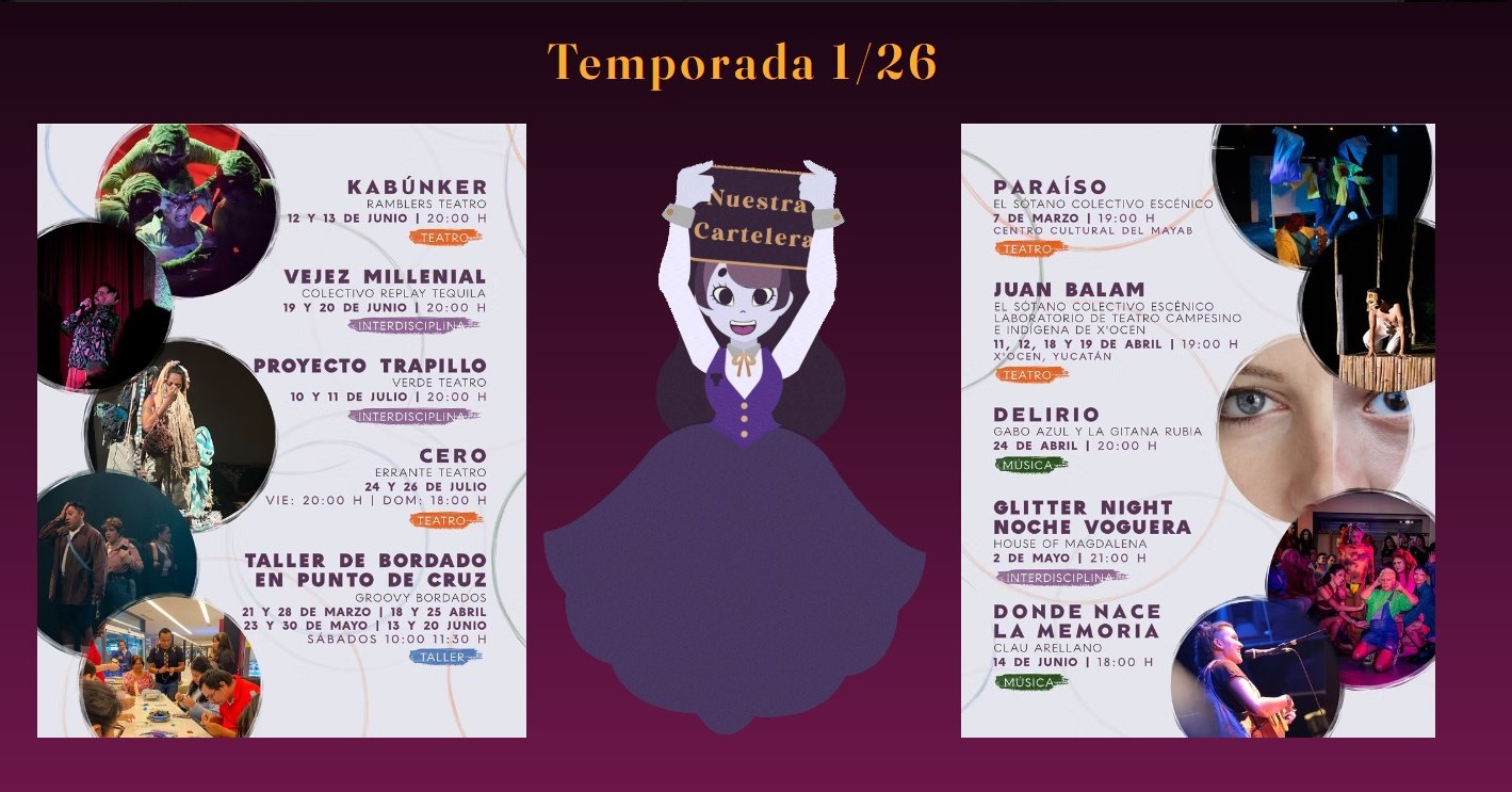 🌐✨ ¡La cartelera ya está actualizada! 🌐✨
En nuestra página web ya puedes consultar todos los próximos eventos, conocer los detalles y comprar tus boletos fácilmente. 🎭🎟️
👀 Descubre lo que tenemos preparado para ti y arma tu plan.
🔗 Entra aquí : https://www.tapancoteatro.com/cartelera-2026
💬 No te quedes fuera.