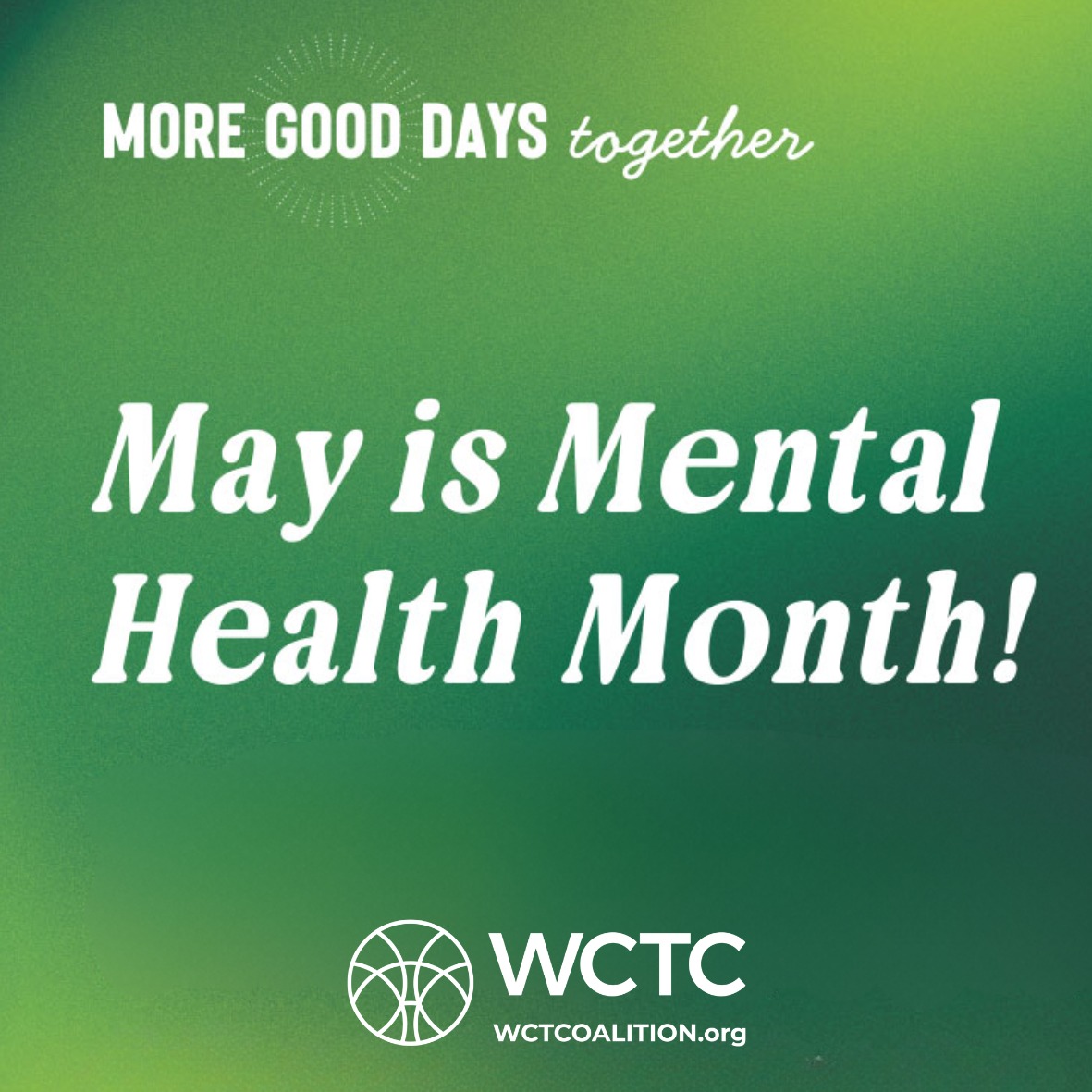 Are you ready to celebrate #MentalHealthMonth this May? Start by exploring Mental Health America’s 2026 #MHM Action Guide! 🎉
Find the resources you need to have #MoreGoodDaysTogether: mhanational.org/may