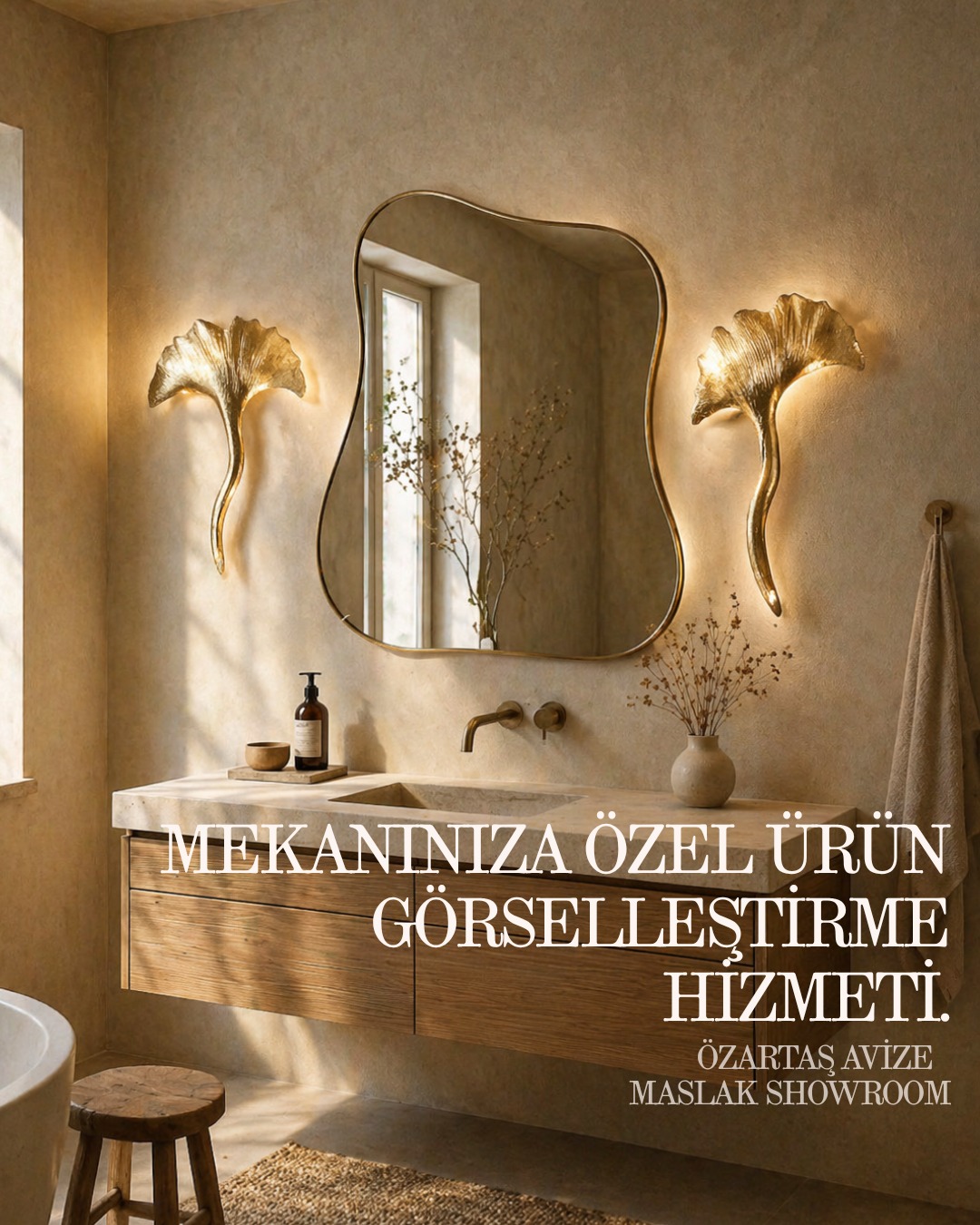 Mekanınıza Özel Ürün Görselleştirme Hizmeti✨
Evinizin ya da projenizin görsellerini, seçtiğiniz ürünleri mekanınıza görsel olarak yerleştirelim. Özartaş Creative Strategic Design bölümünden randevu alın, sizin için en doğru seçimi birlikte netleştirelim. Custom Product Visualization for Your Space✨
Let us visually place your selected products into your home or project images, so you can see how they fit in your space.
Book an appointment with the Özartaş Creative Strategic Design team, and let’s define the best choice for you together.✨